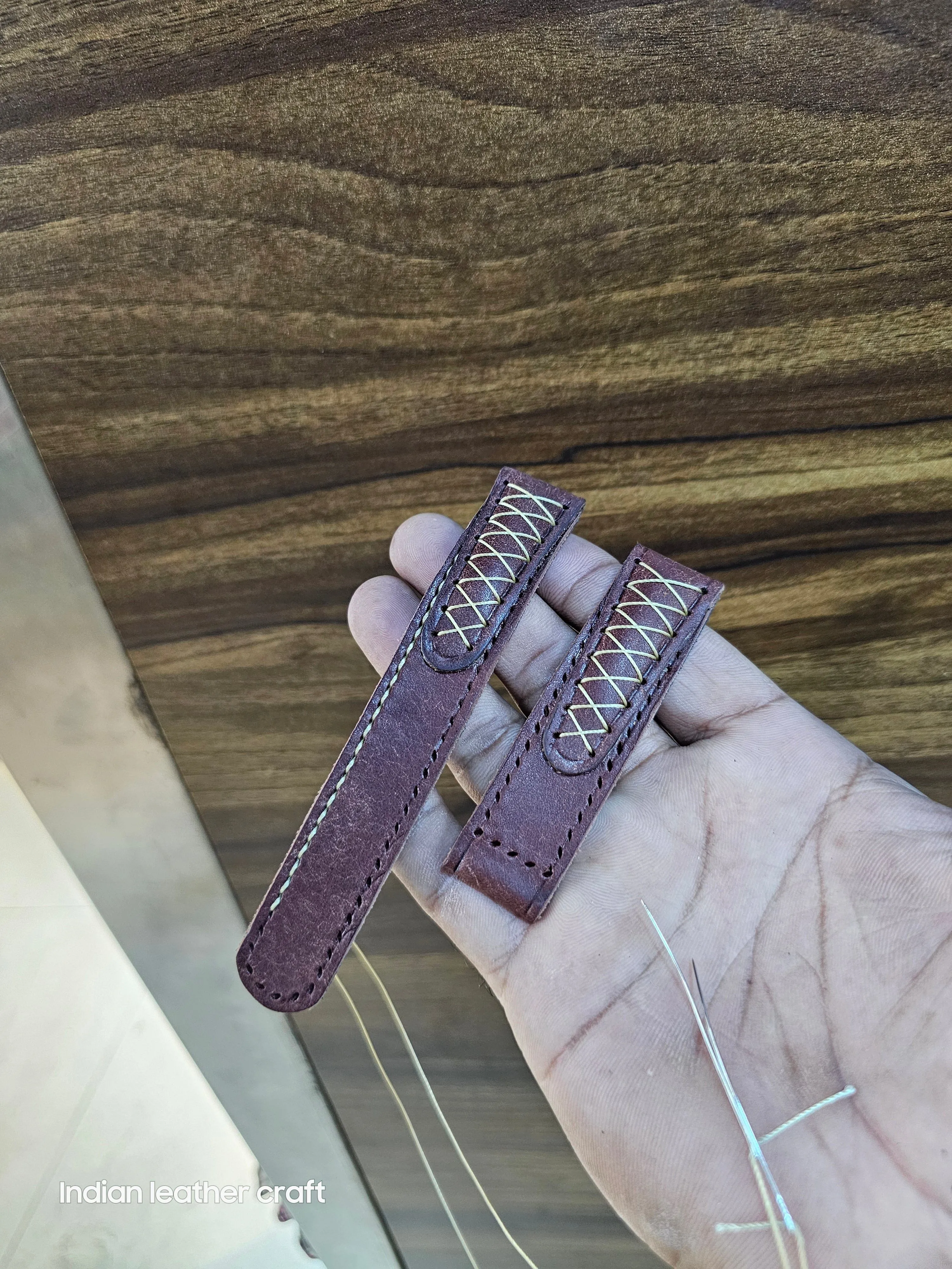 Fullgrain leather watch straps