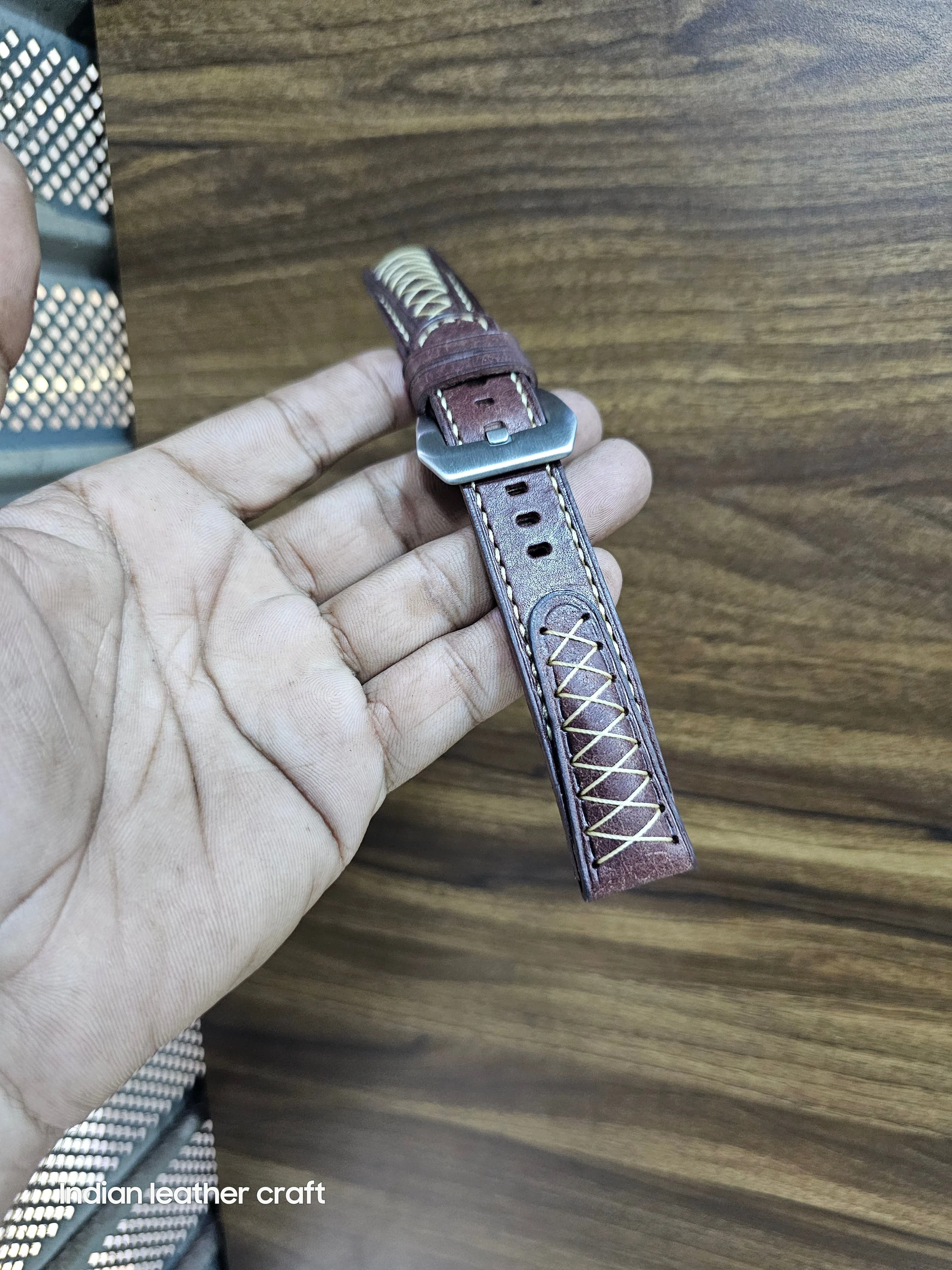 Fullgrain leather watch straps