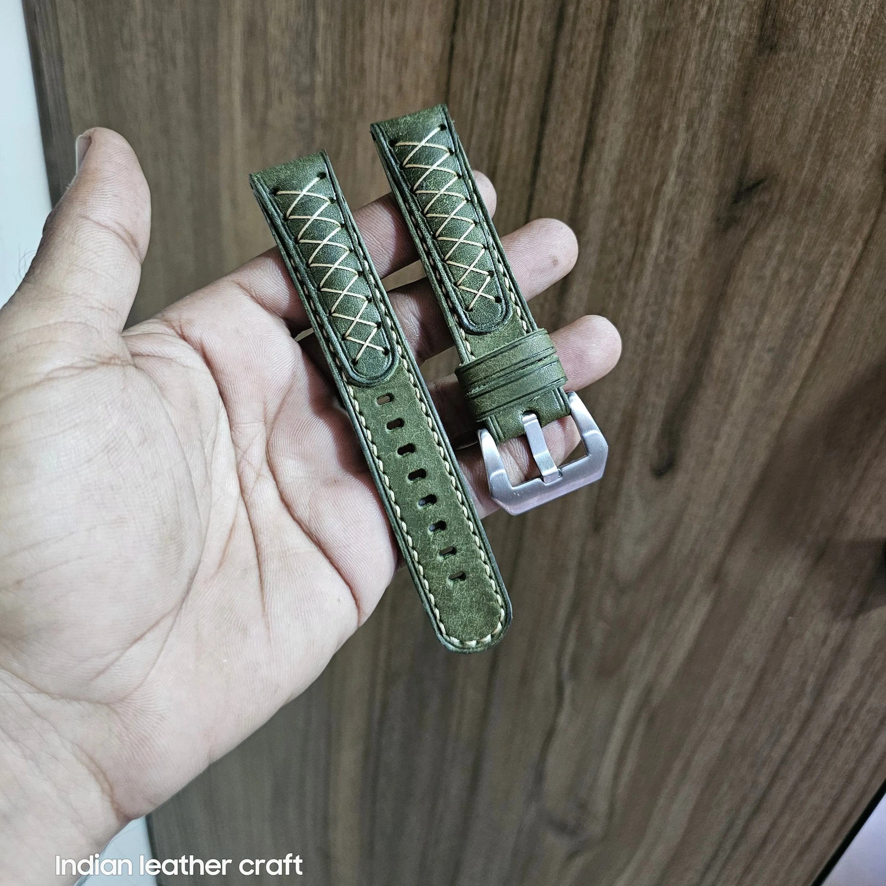 Fullgrain leather watch straps