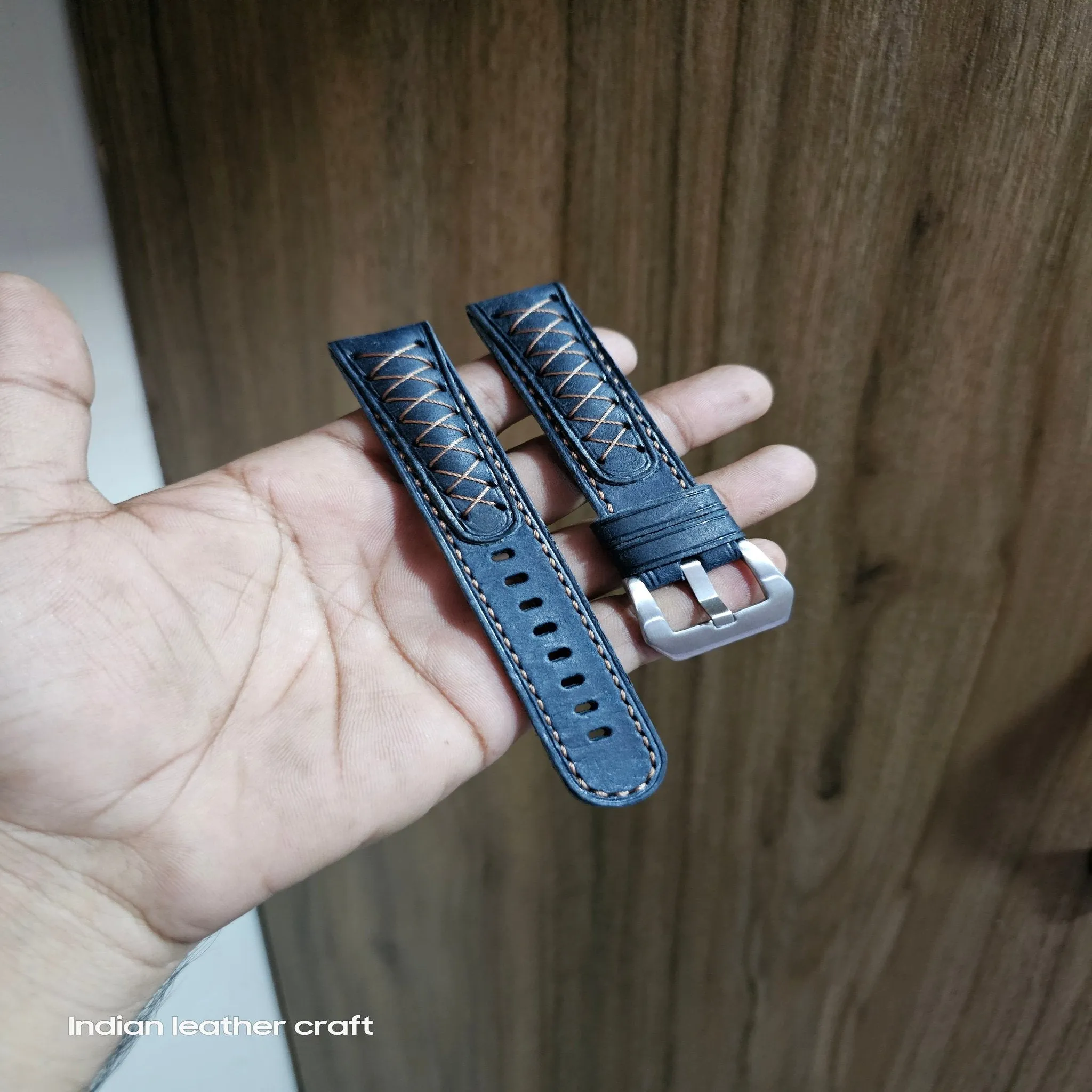 Fullgrain leather watch straps