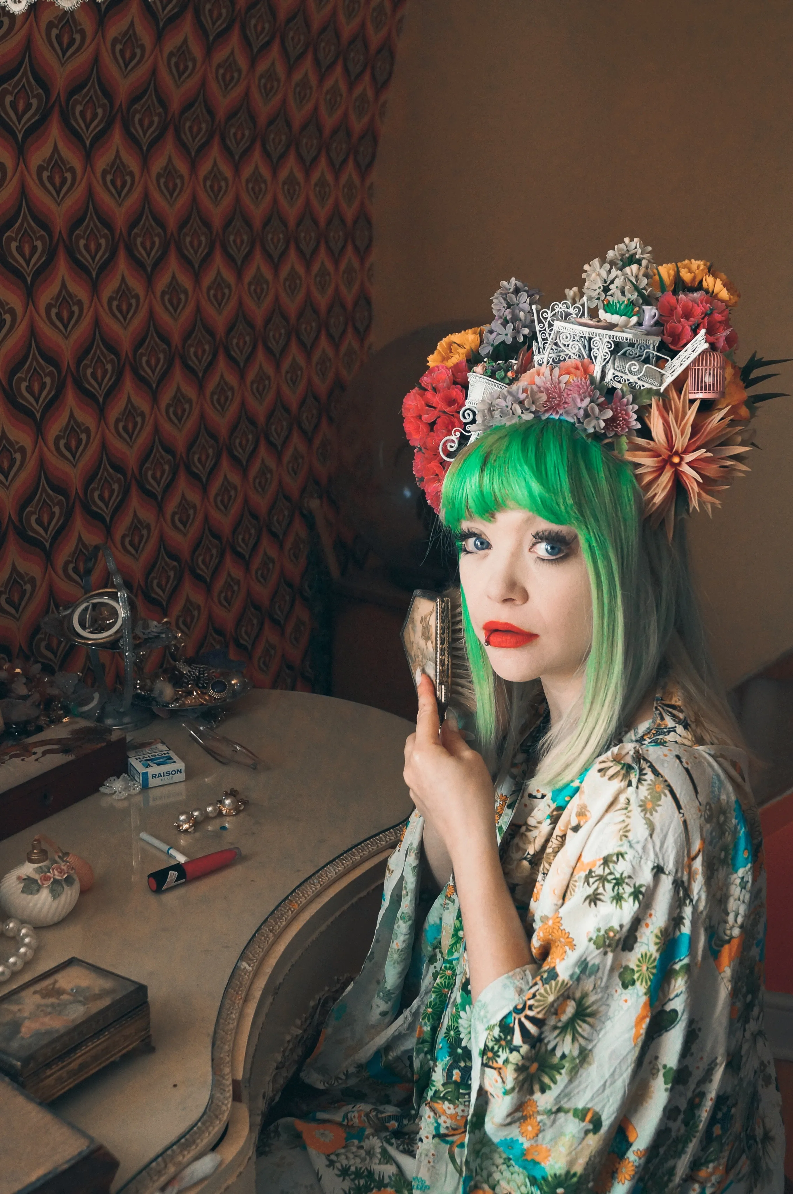 Garden Party Vintage Flower Headdress