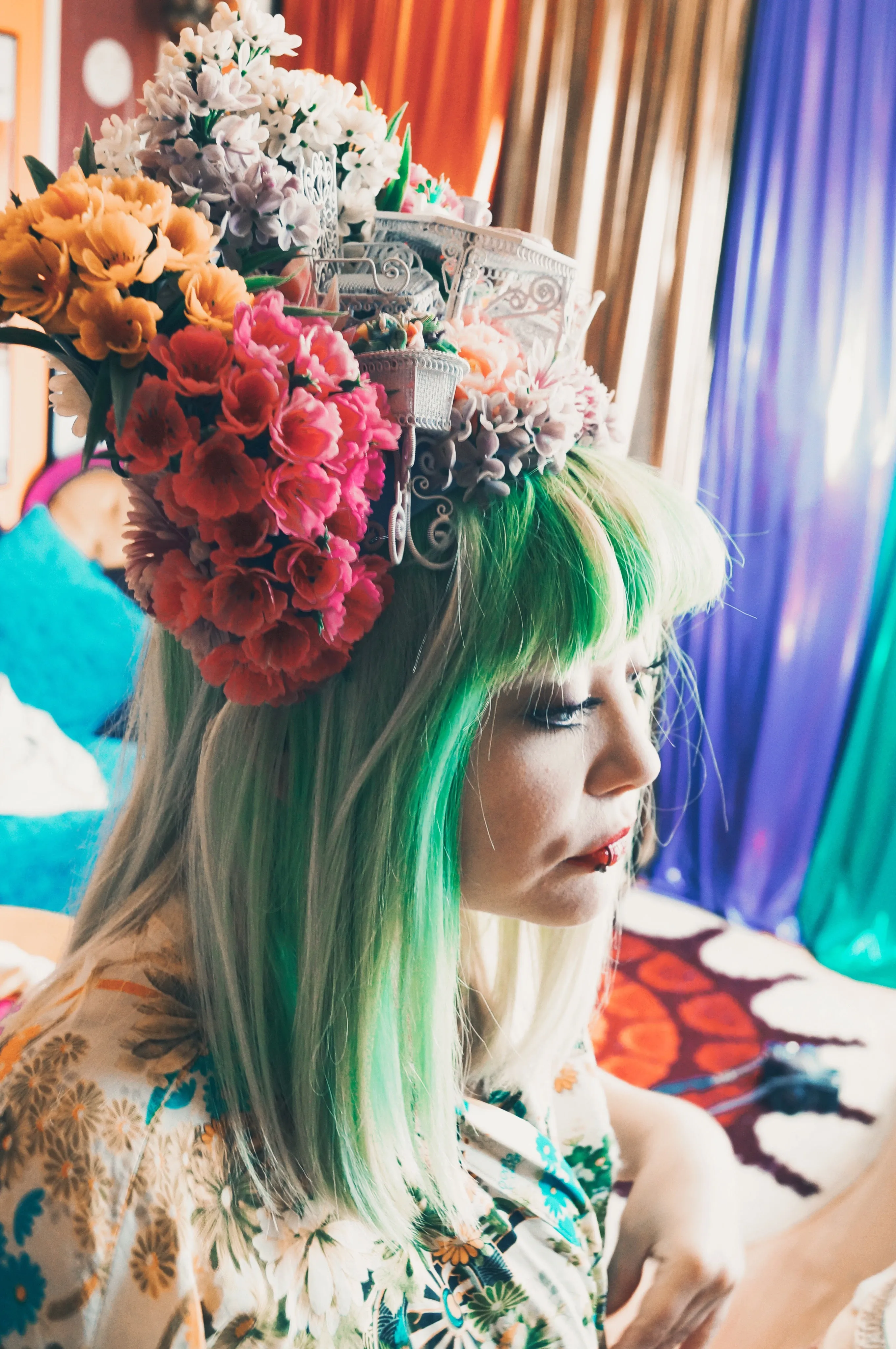 Garden Party Vintage Flower Headdress