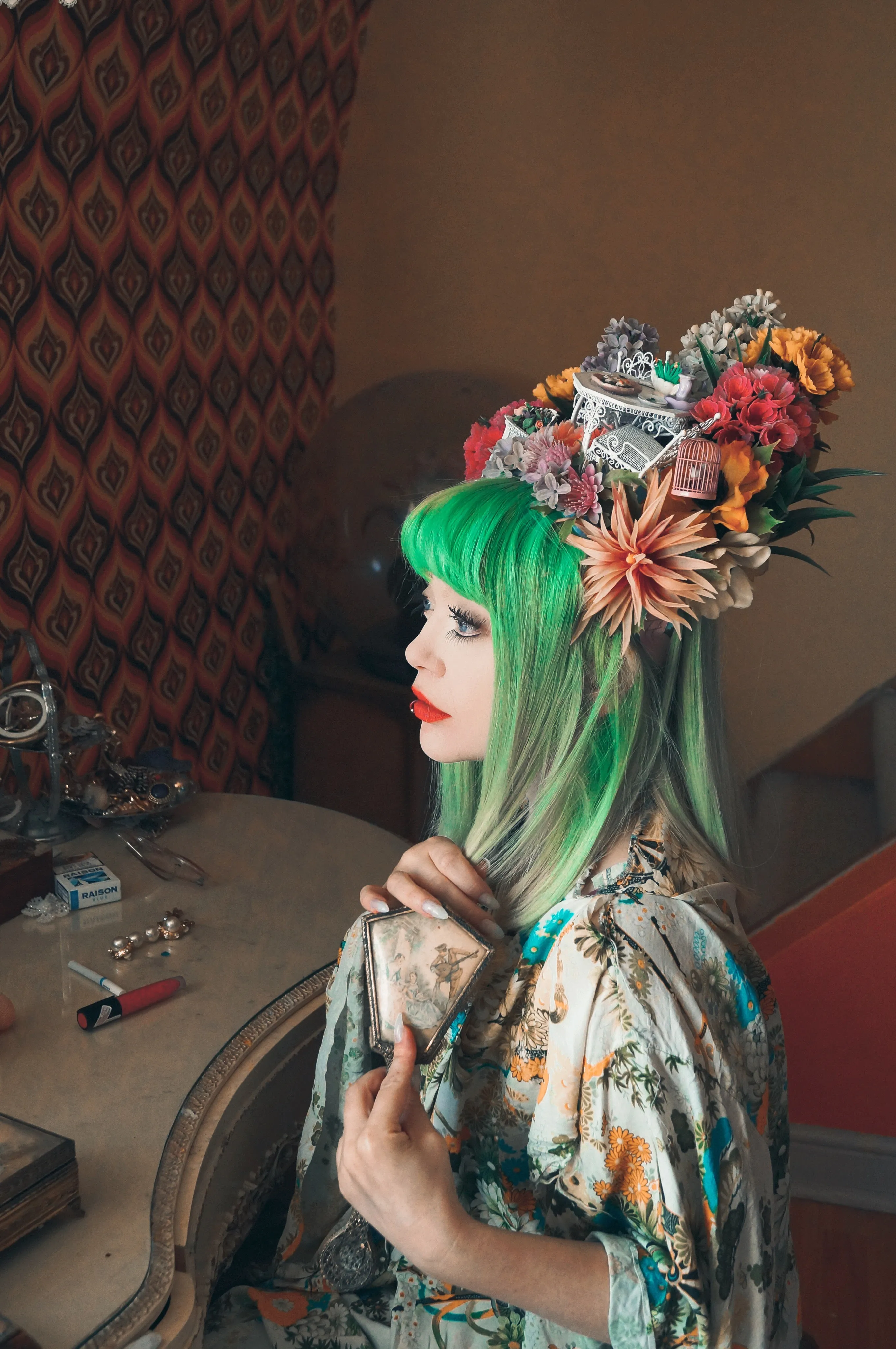 Garden Party Vintage Flower Headdress