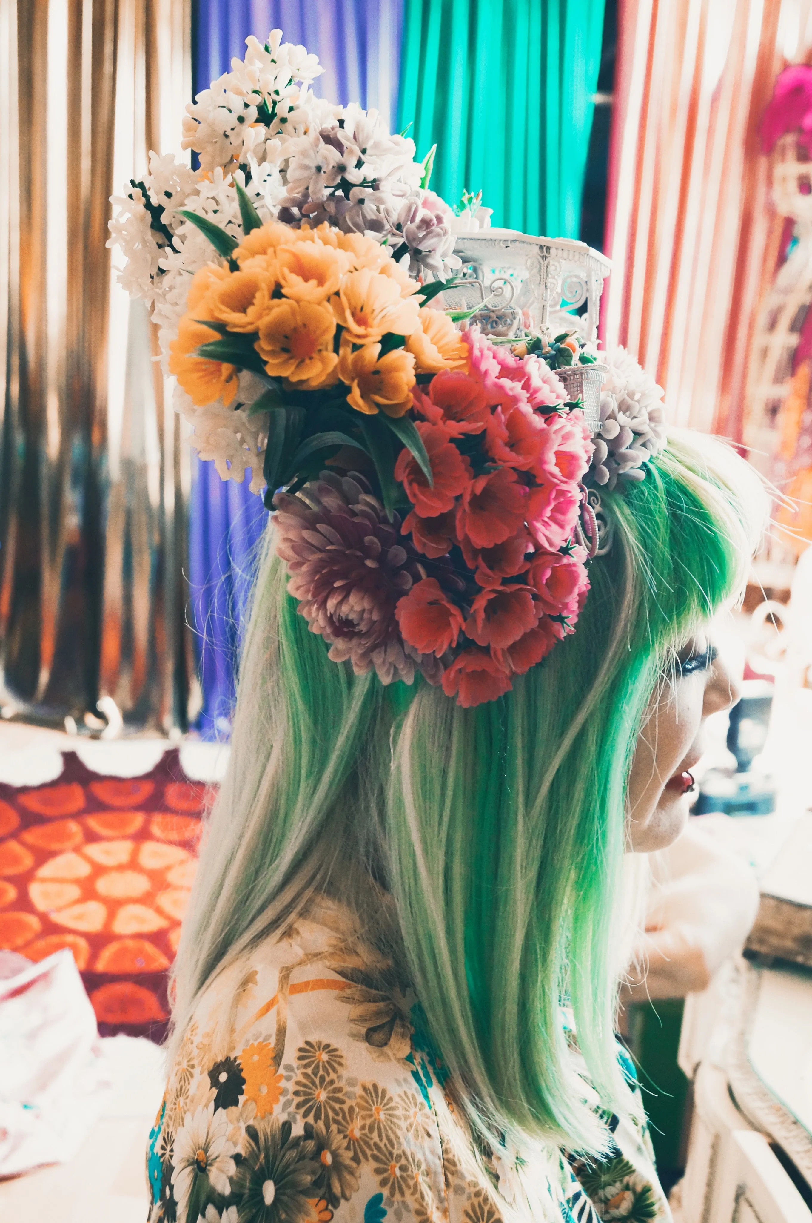 Garden Party Vintage Flower Headdress