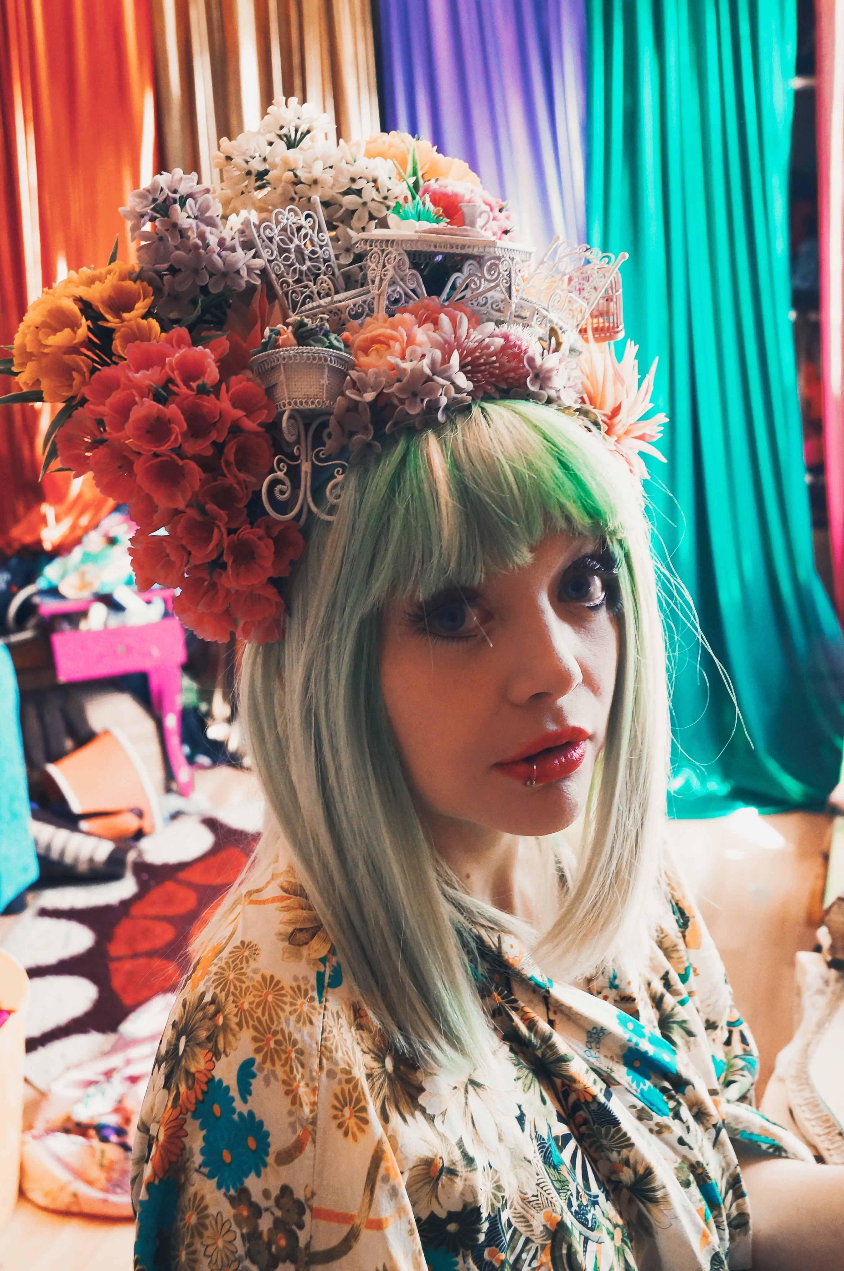 Garden Party Vintage Flower Headdress
