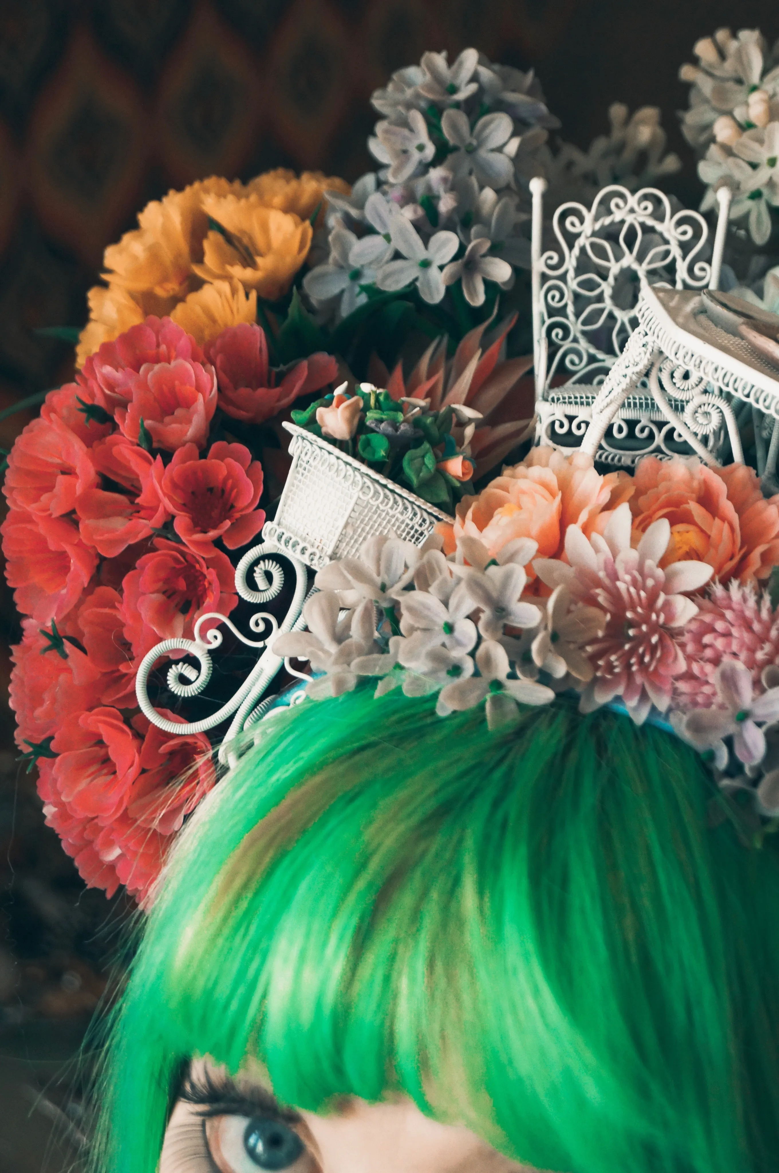 Garden Party Vintage Flower Headdress