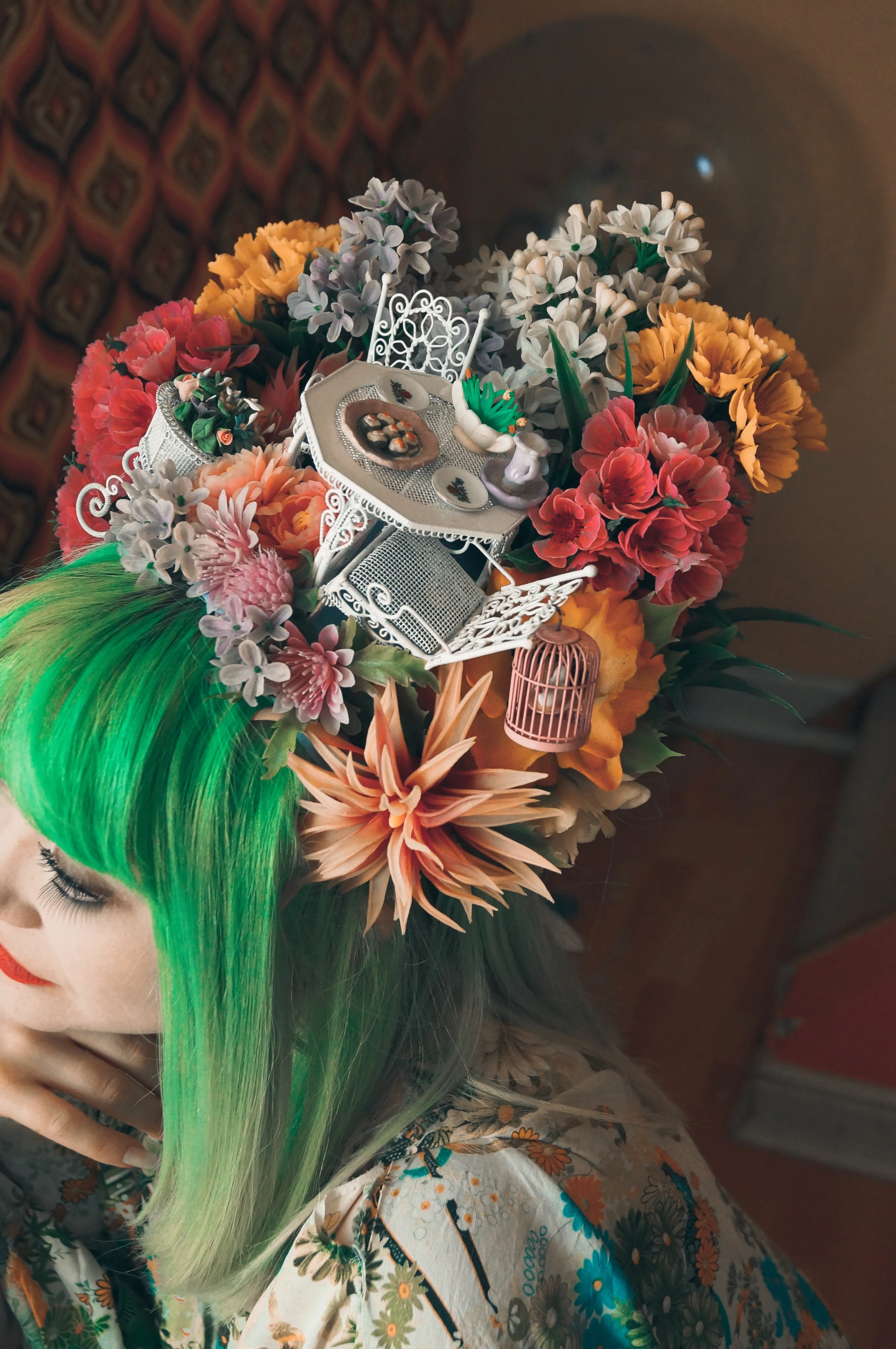 Garden Party Vintage Flower Headdress