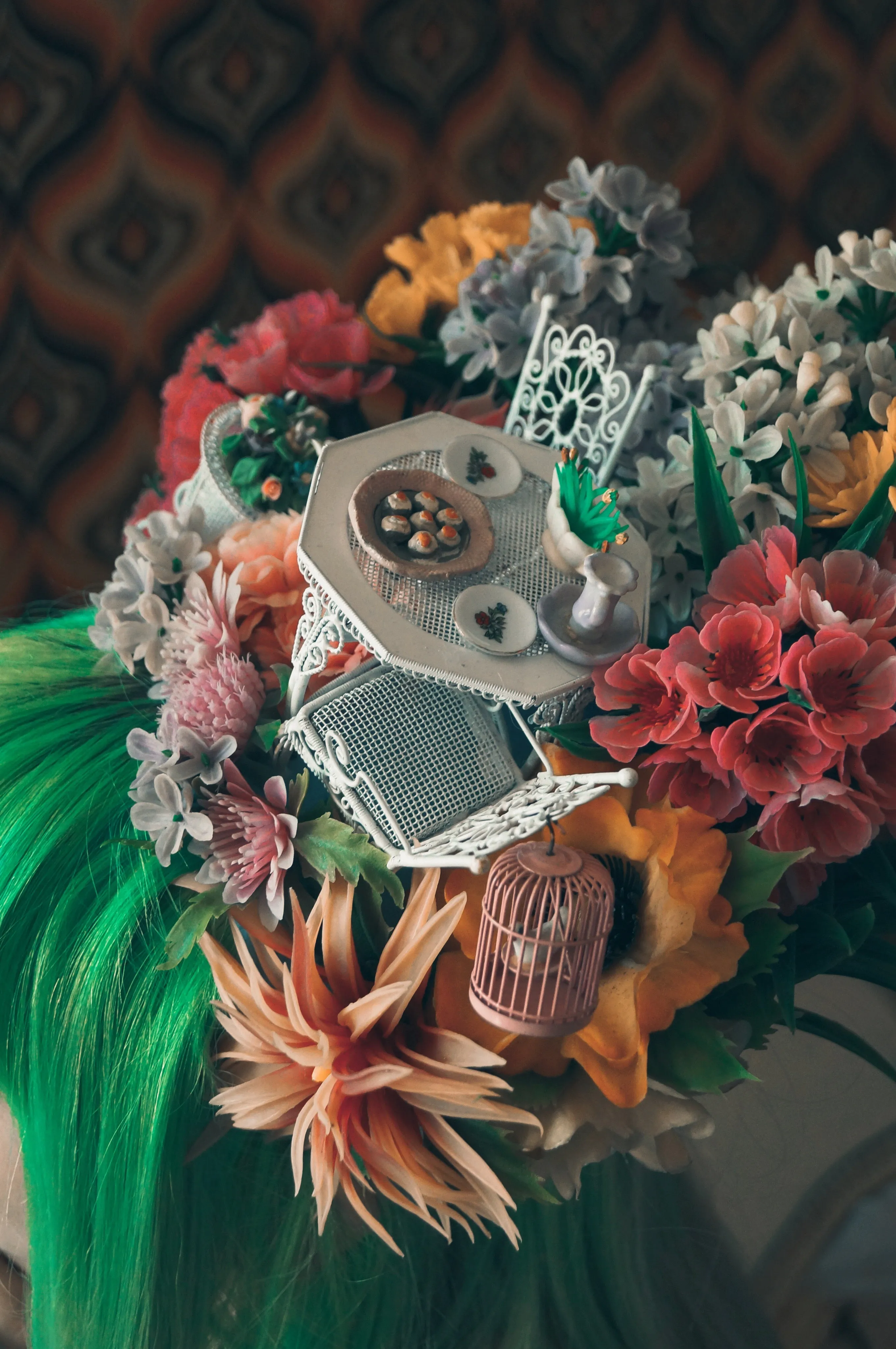 Garden Party Vintage Flower Headdress