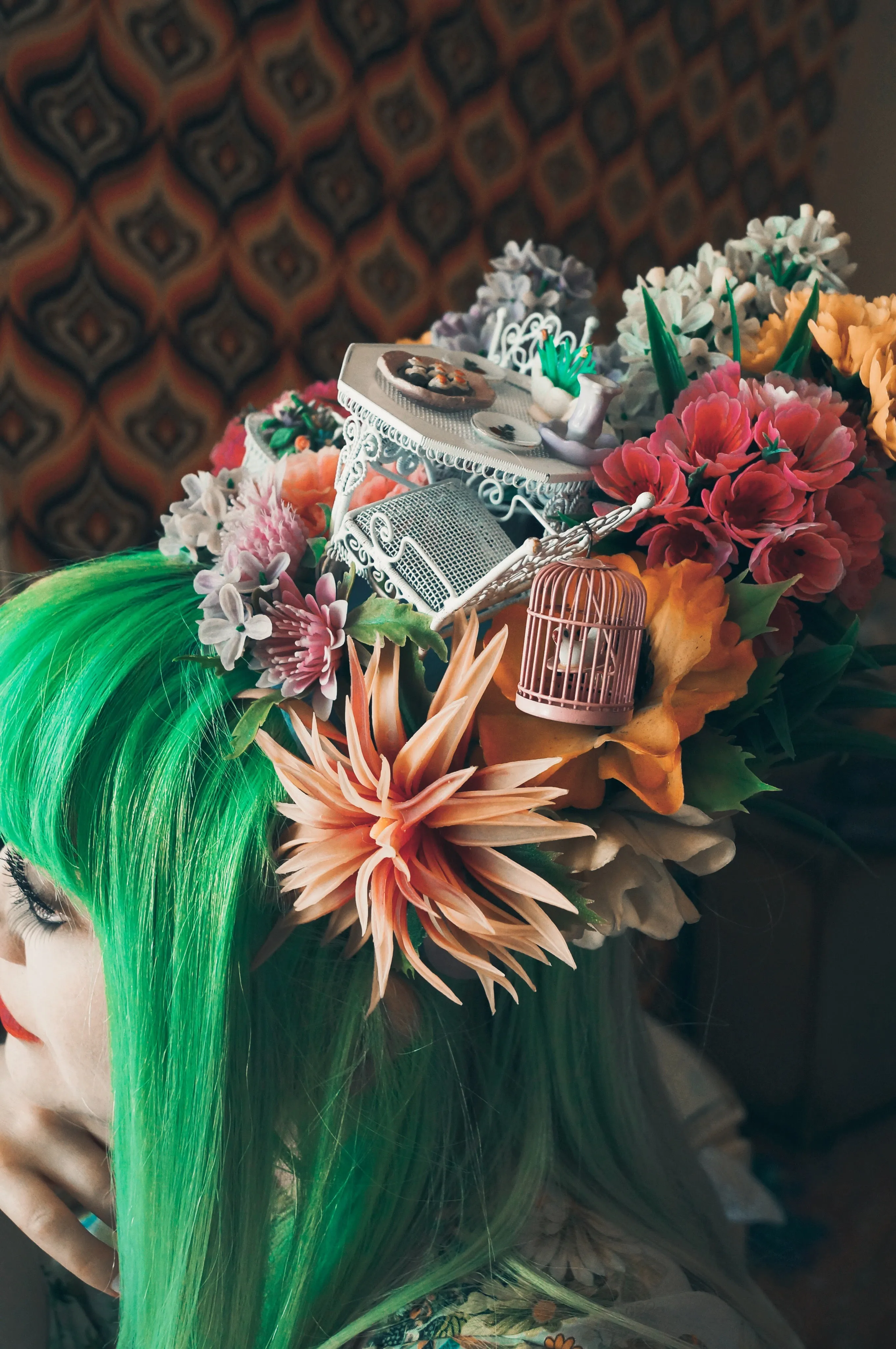 Garden Party Vintage Flower Headdress