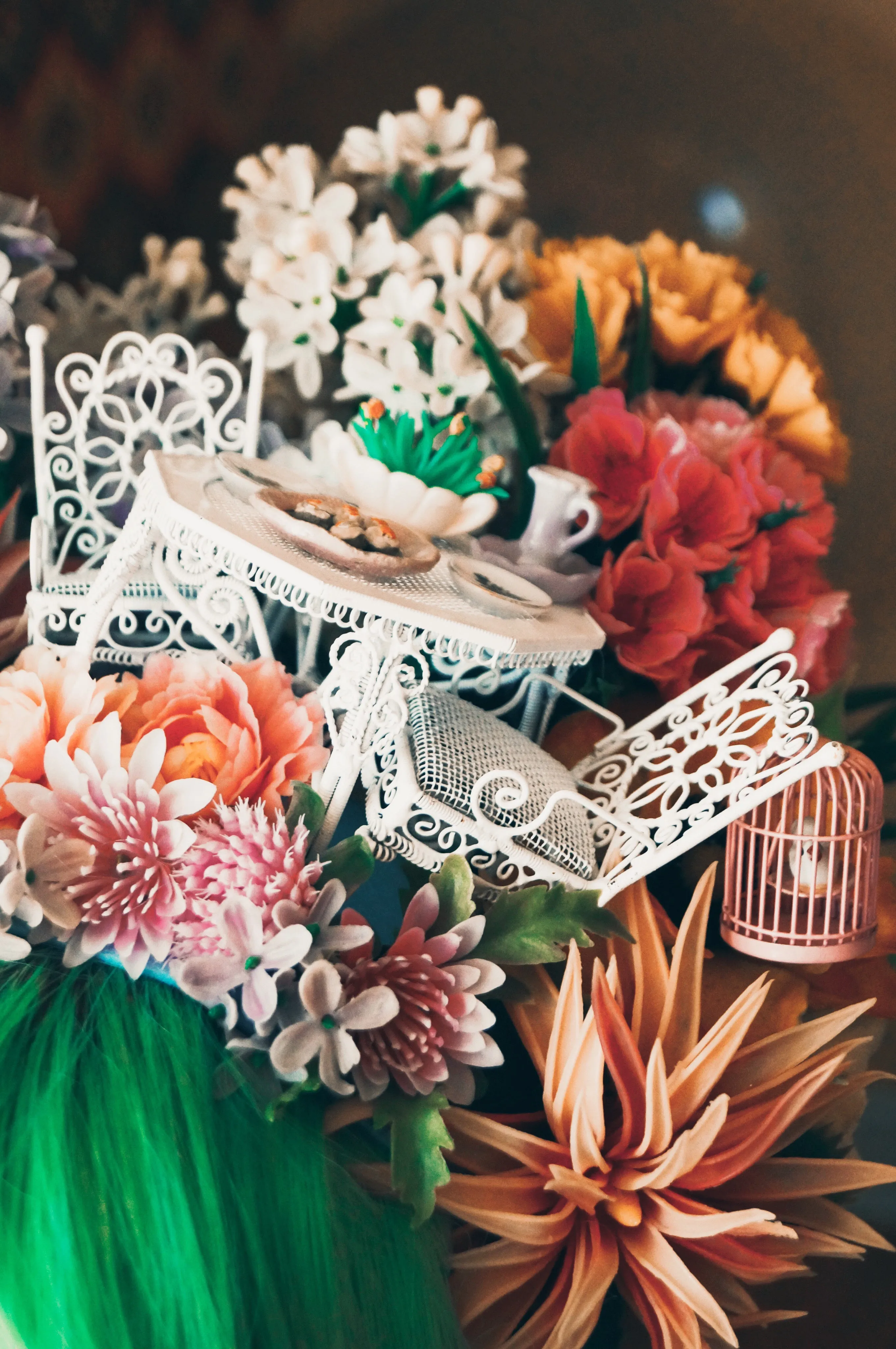 Garden Party Vintage Flower Headdress