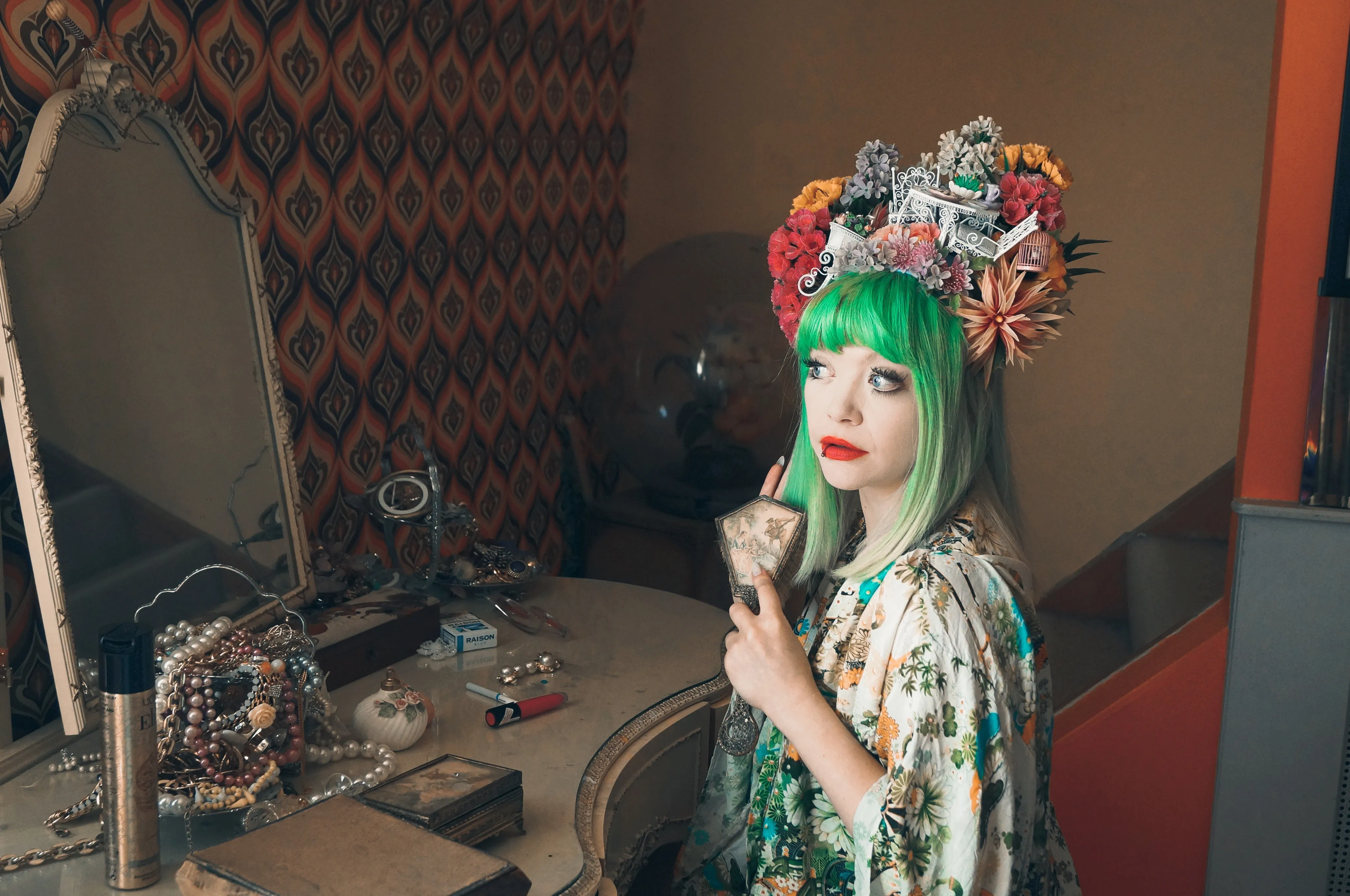 Garden Party Vintage Flower Headdress
