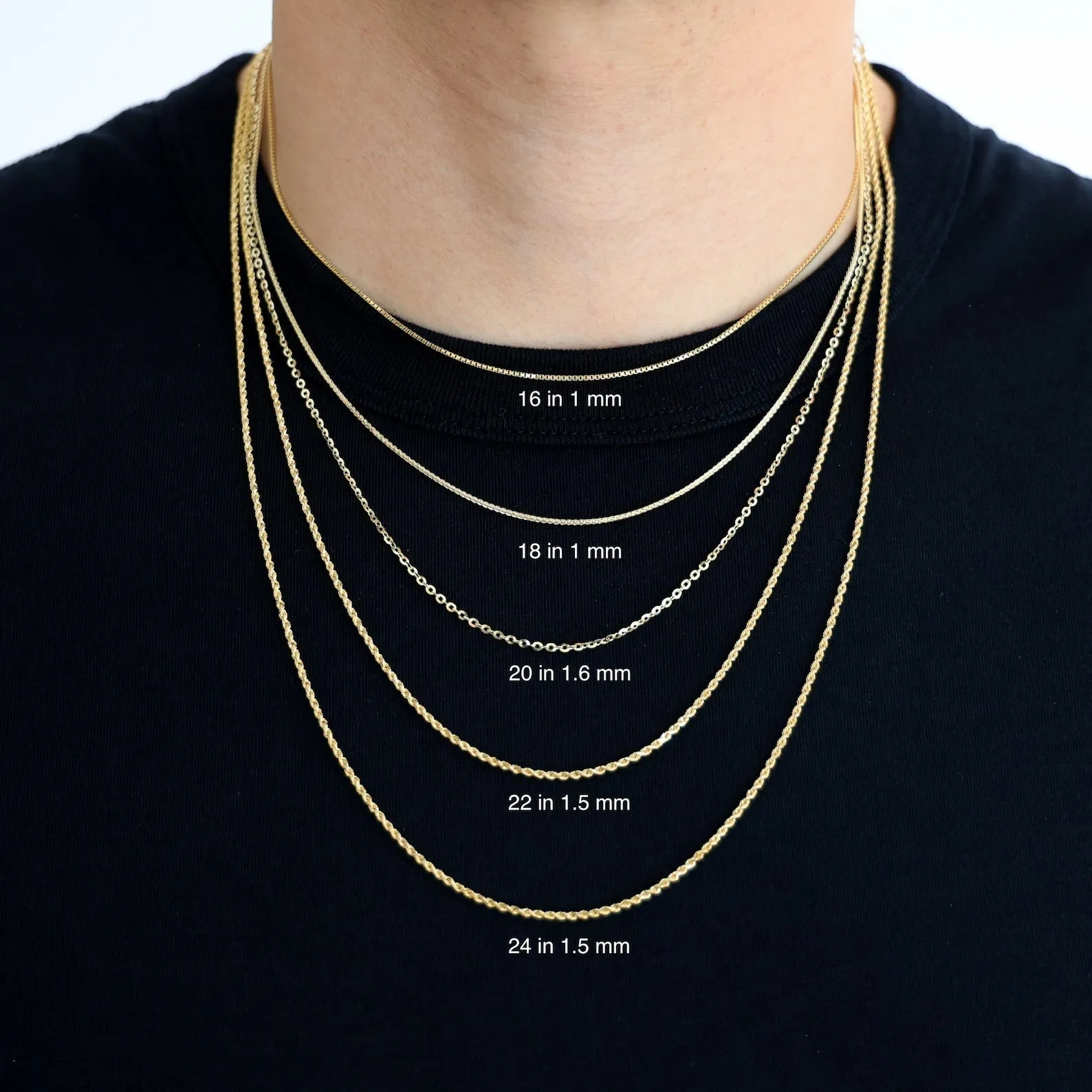 Gold Letter N Pendants | A-Z Gold Pendants