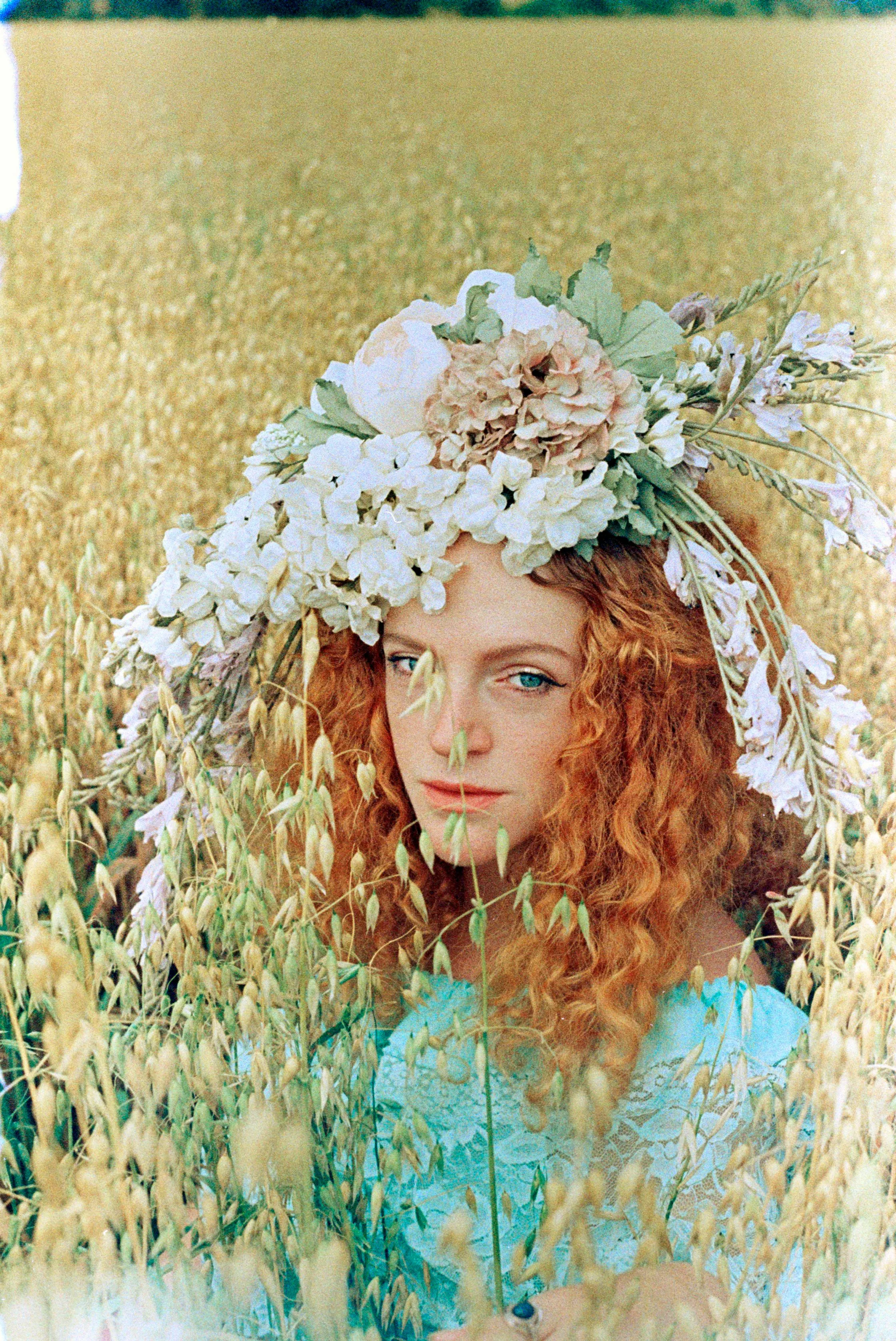 Harvest Flower blossom headdress