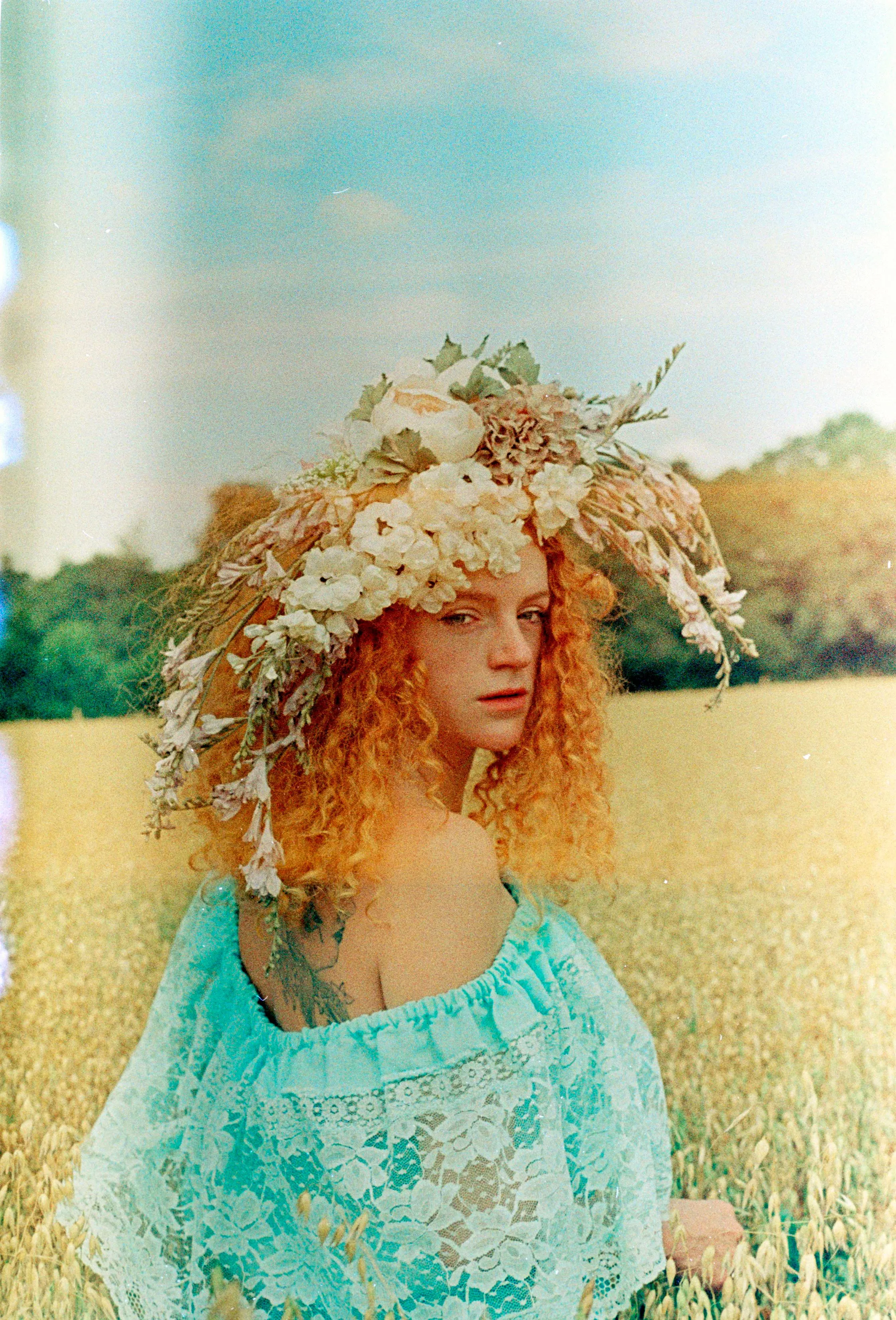 Harvest Flower blossom headdress