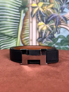 Hermés reversible belt black/brown
