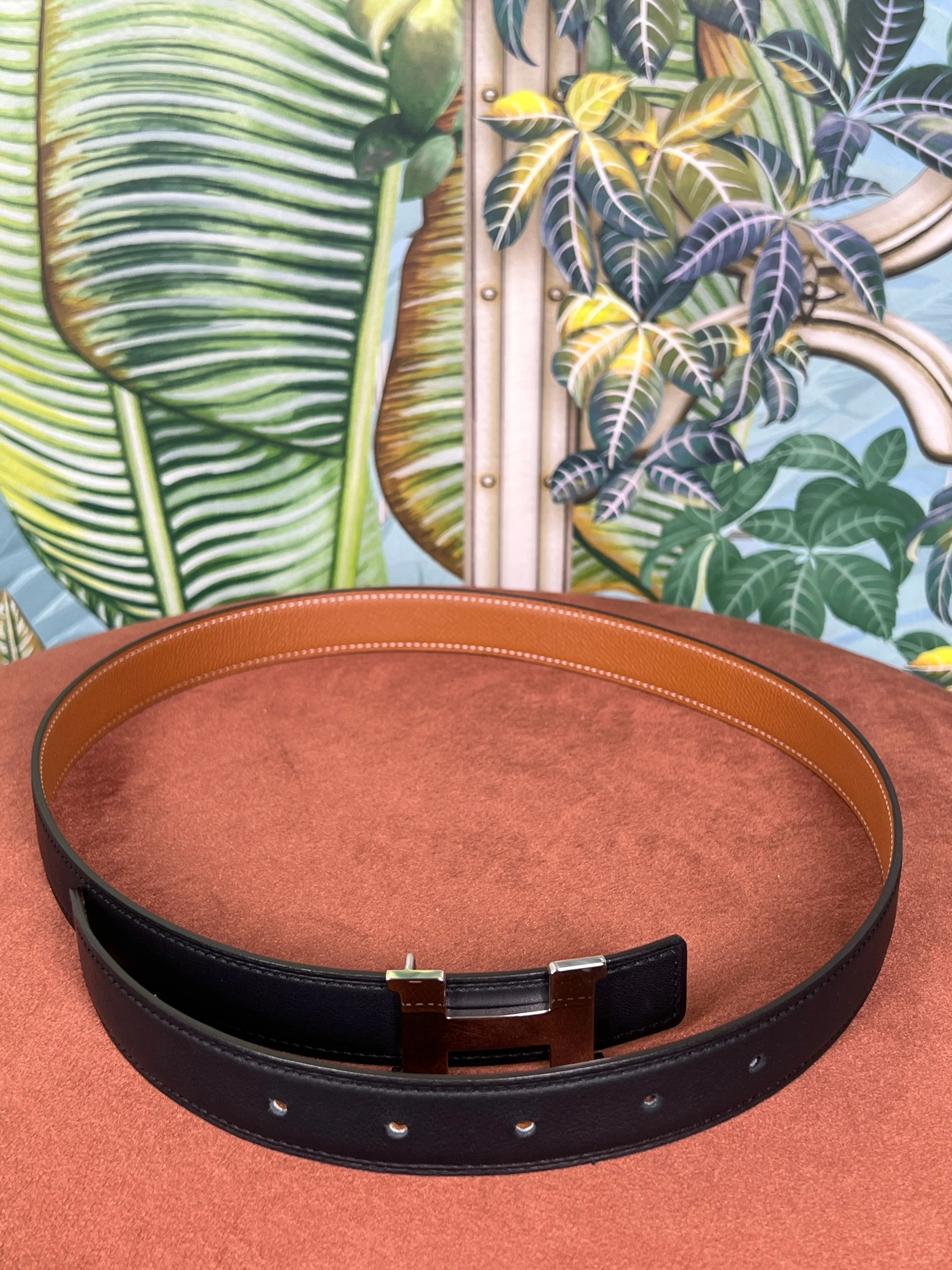 Hermés reversible belt black/brown