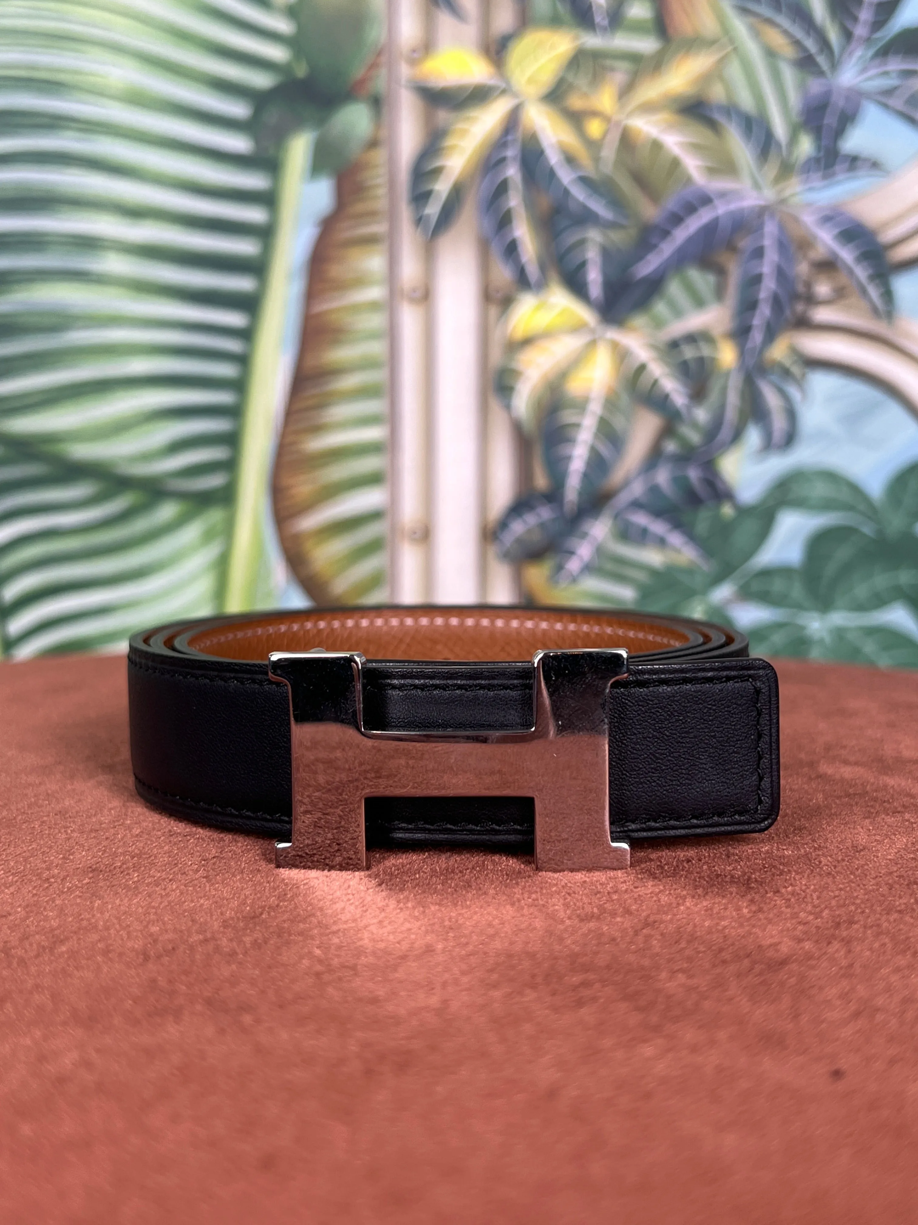 Hermés reversible belt black/brown