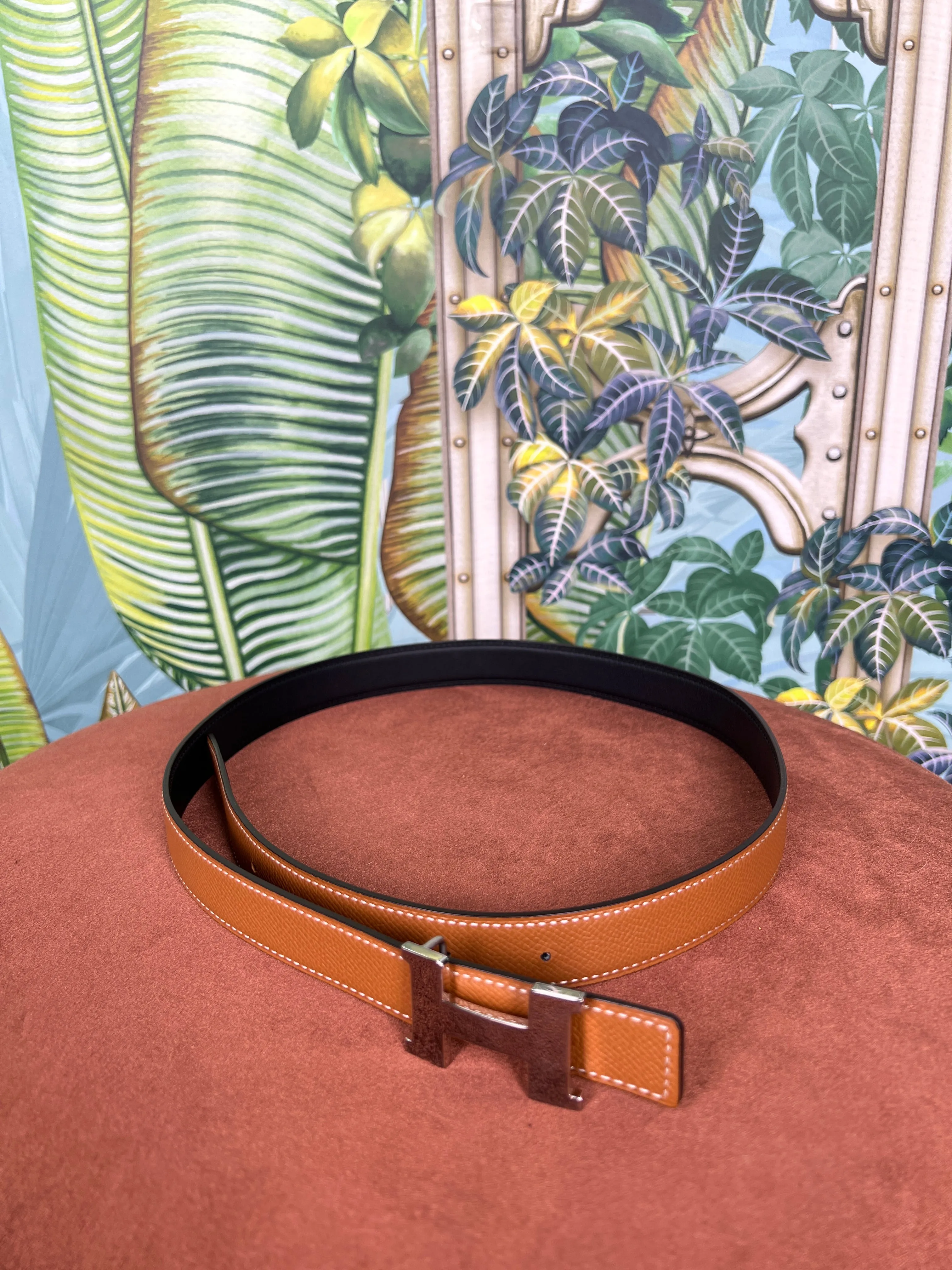 Hermés reversible belt black/brown