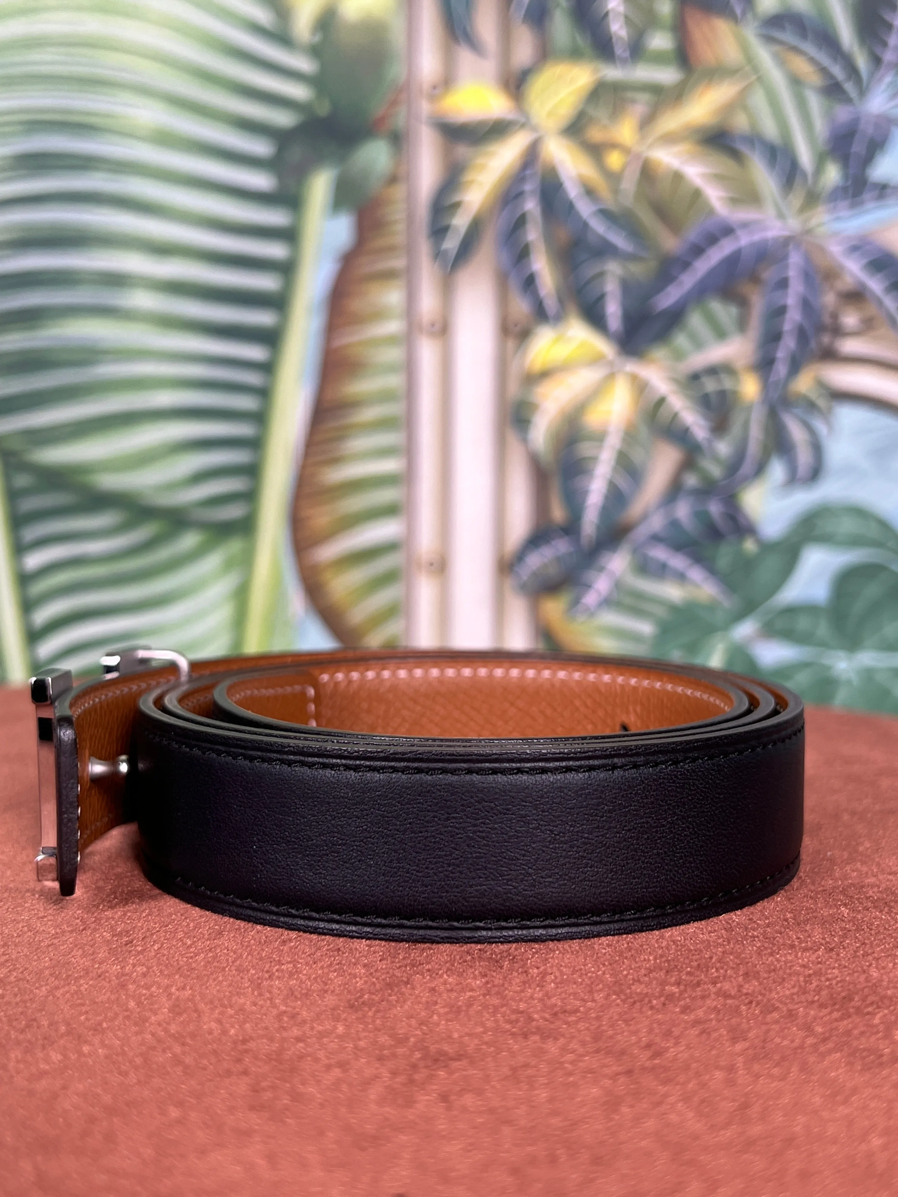 Hermés reversible belt black/brown