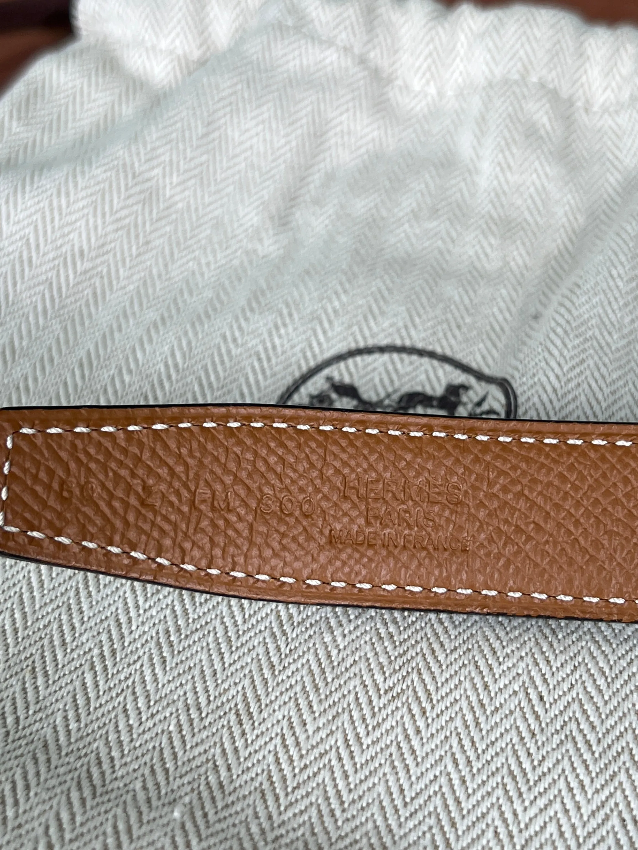 Hermés reversible belt black/brown