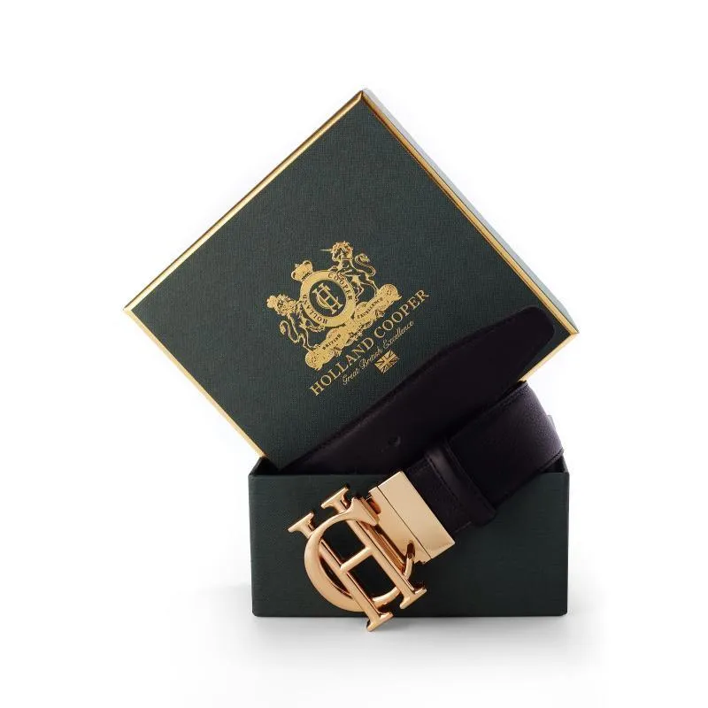 Holland Cooper Reversible Classic Ladies Belt - Black/Brown