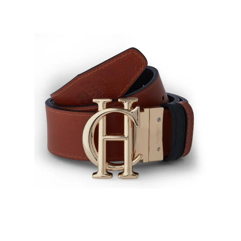 Holland Cooper Reversible Classic Ladies Belt - Black/Brown