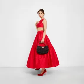 Ikat GreRed Structured Shoulder Bag