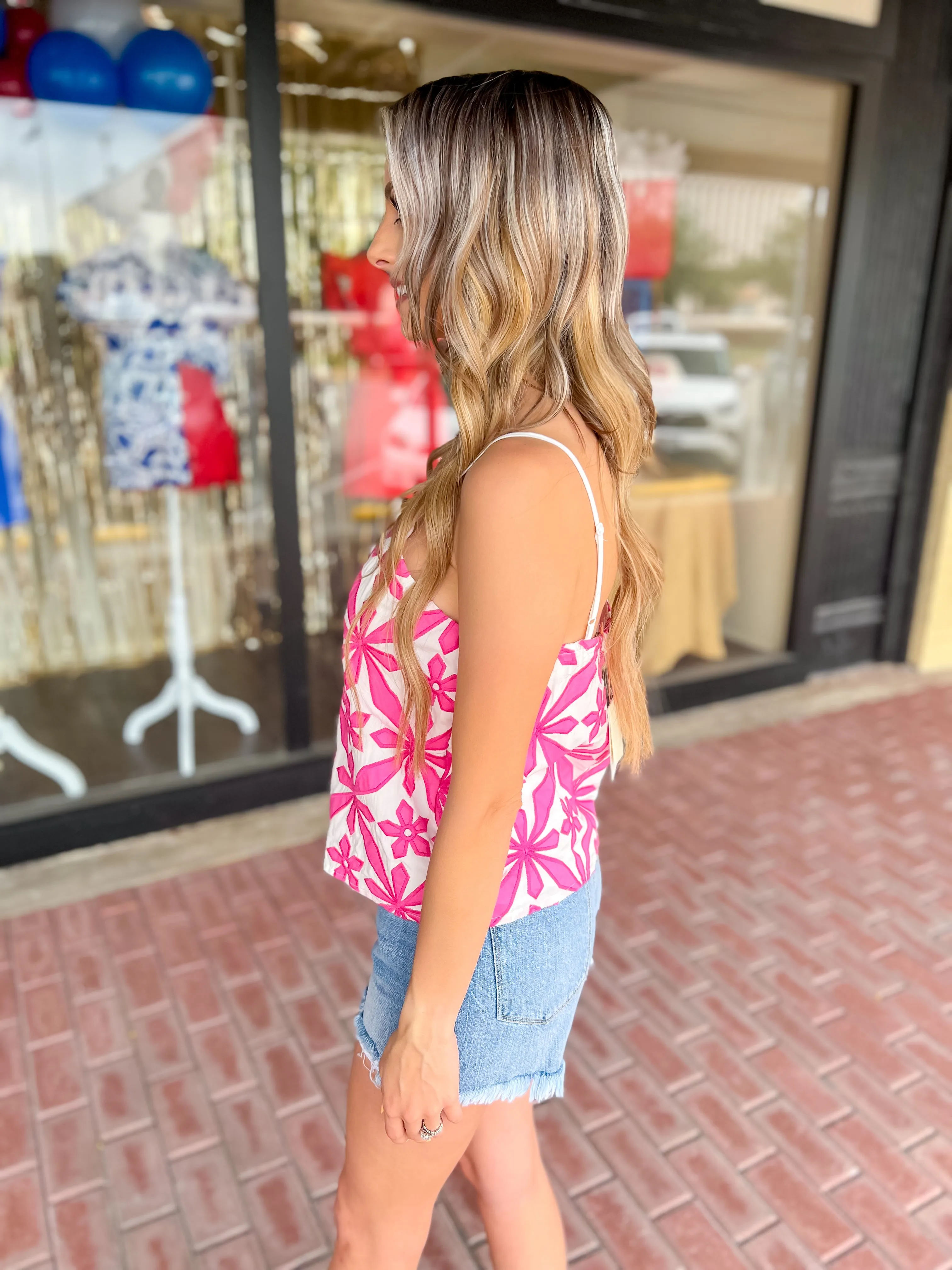 Jaya Embroidered Cami Top