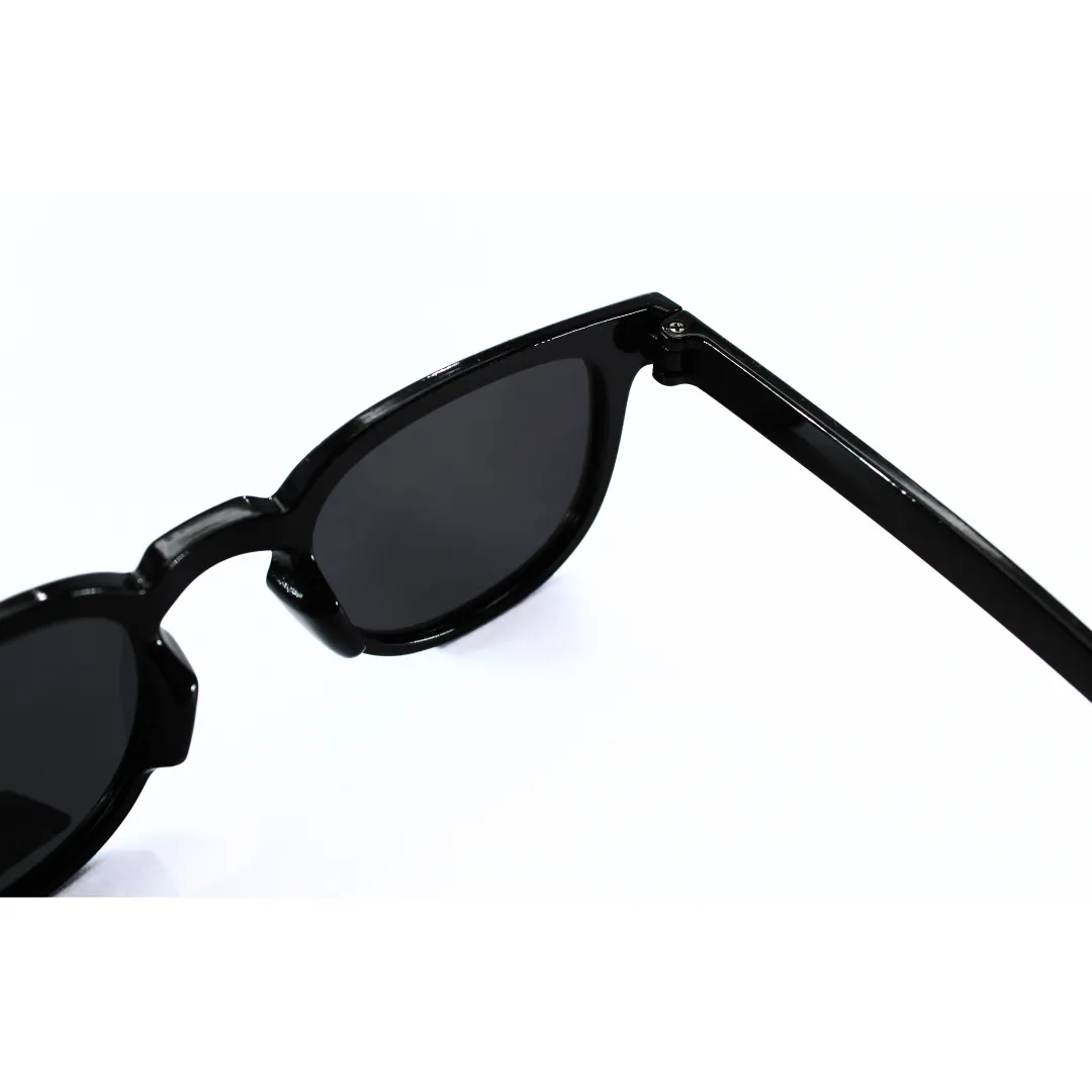 Jubleelens Wayfarer Glossy Black Sunglasses - Black Polarized Protect Your Eyes in Style with These Sleek and Sophisticated Shades