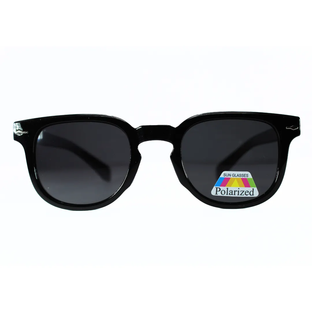 Jubleelens Wayfarer Glossy Black Sunglasses - Black Polarized Protect Your Eyes in Style with These Sleek and Sophisticated Shades