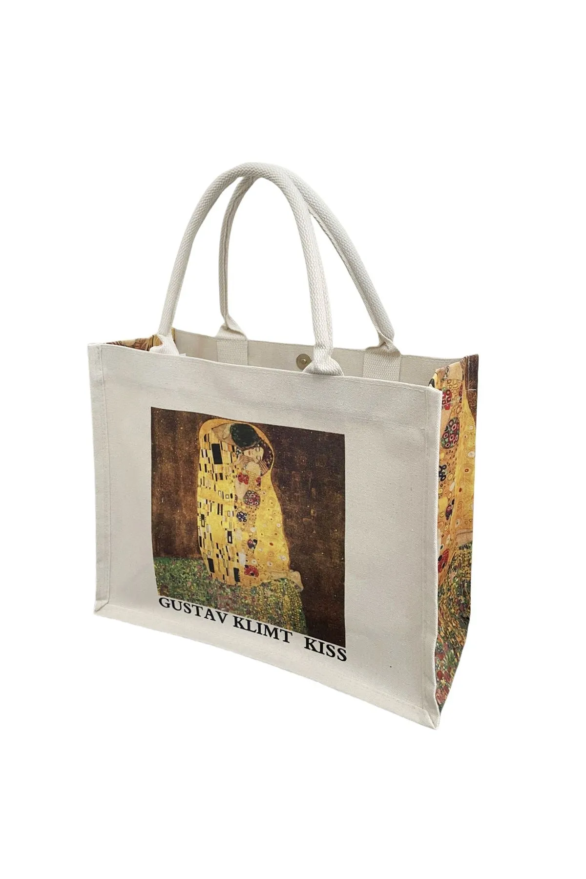Klimt The Kiss Structured Tote Bag