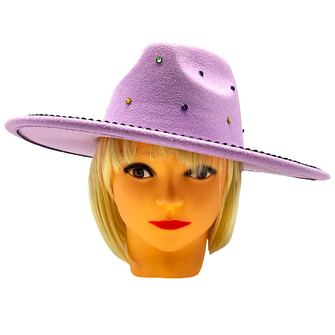 Lavender Rhinestone Cowboy Hat (Each)