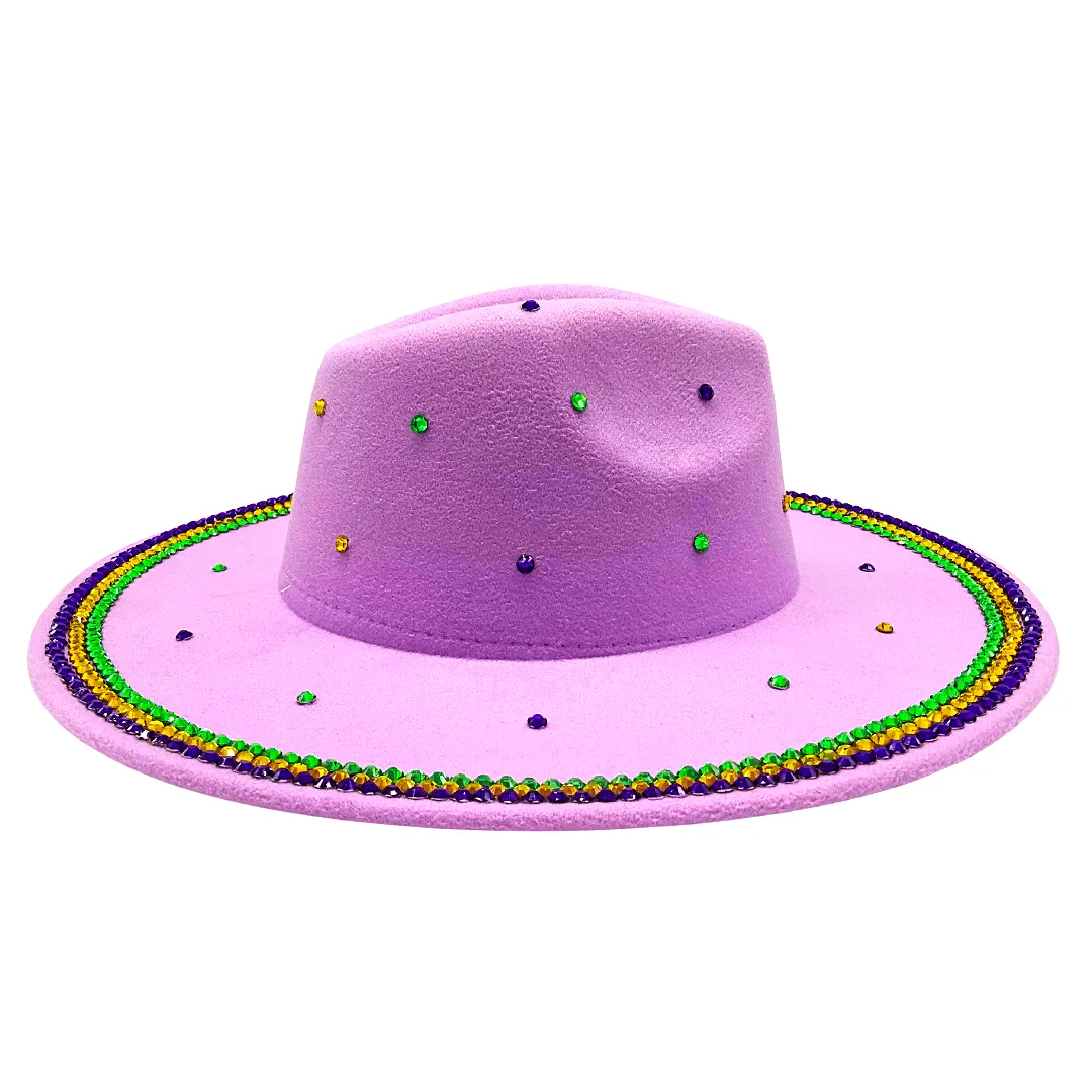 Lavender Rhinestone Cowboy Hat (Each)