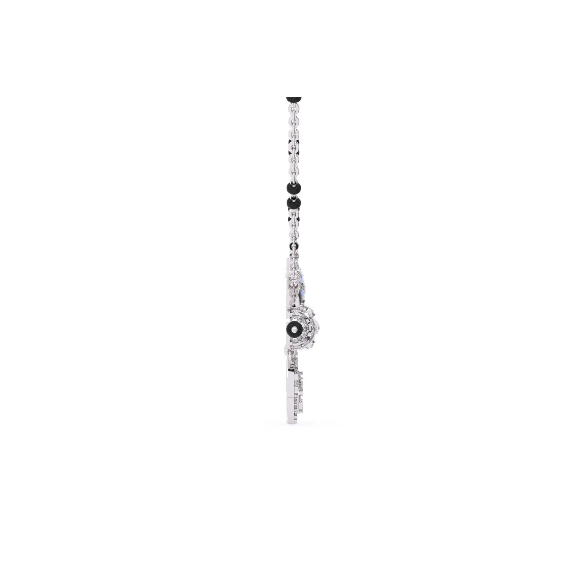 Lavish Cluster Diamond Mangalsutra