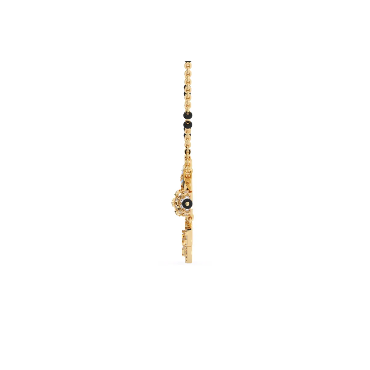 Lavish Cluster Diamond Mangalsutra