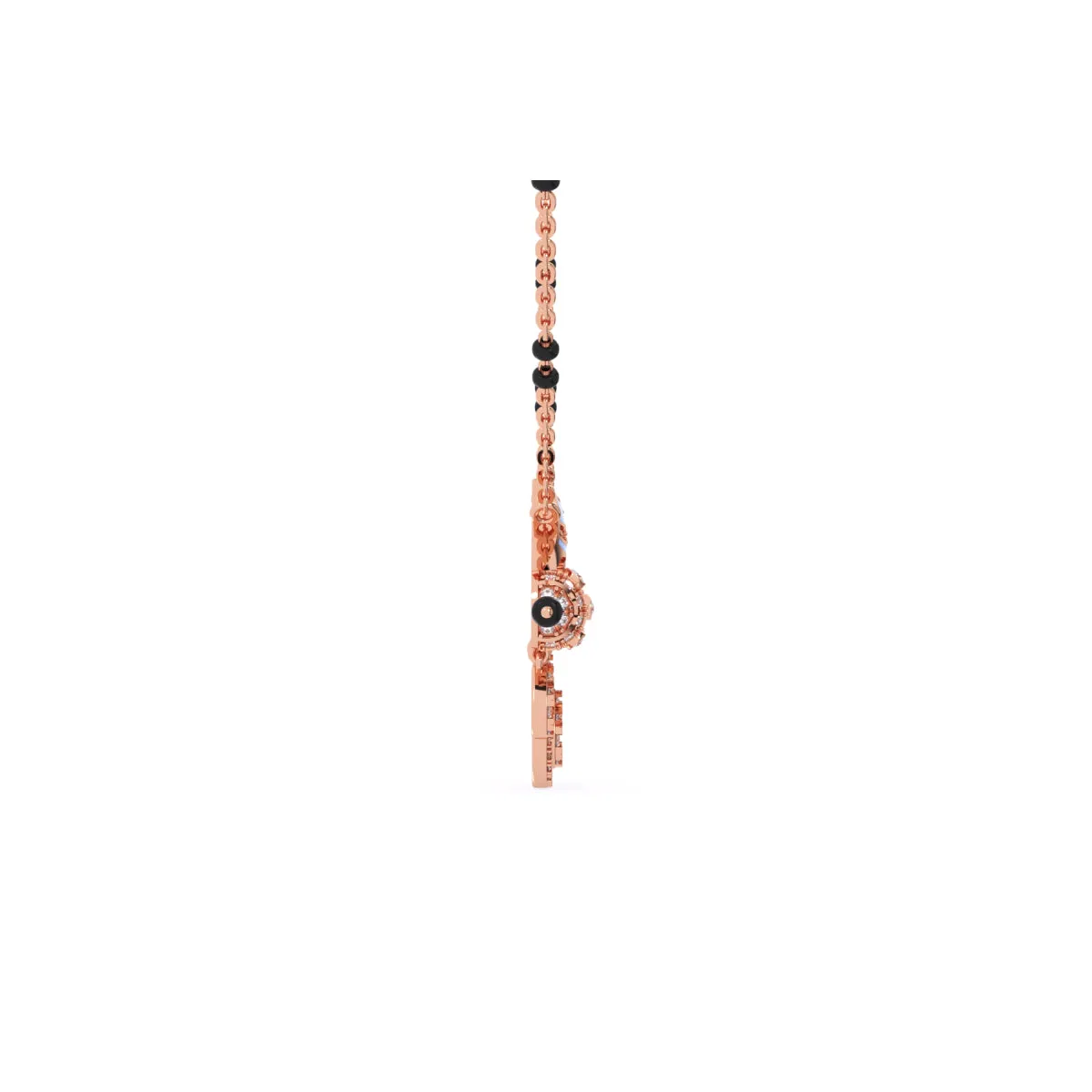 Lavish Cluster Diamond Mangalsutra