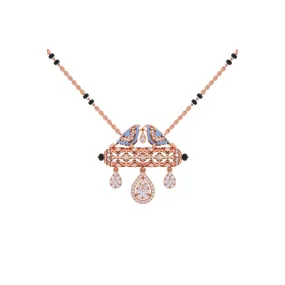 Lavish Cluster Diamond Mangalsutra