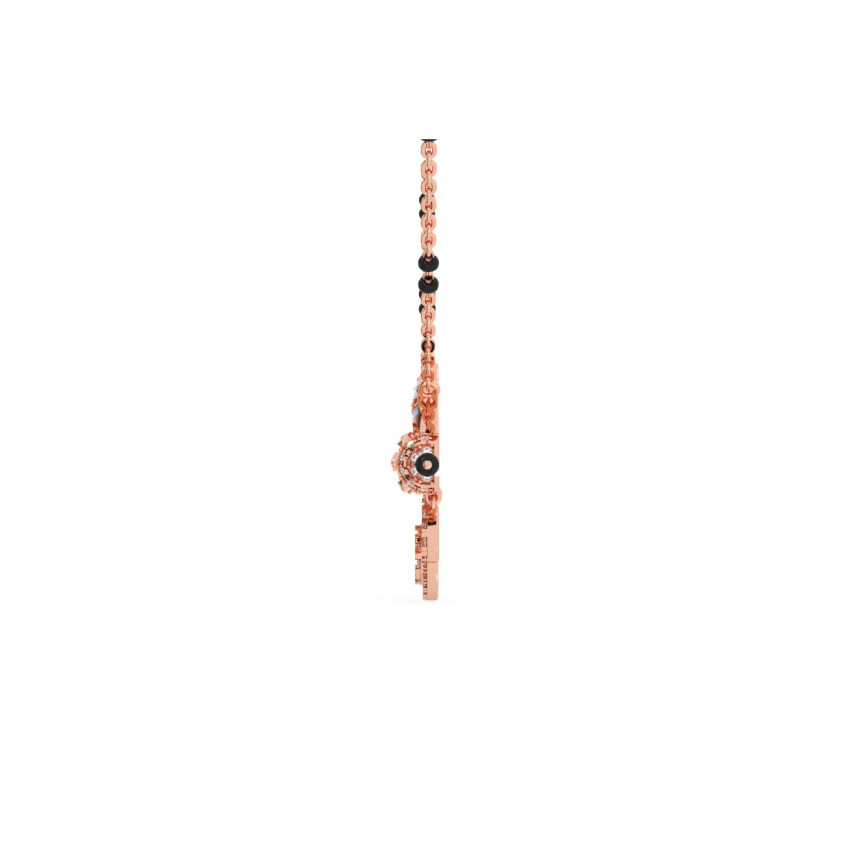 Lavish Cluster Diamond Mangalsutra