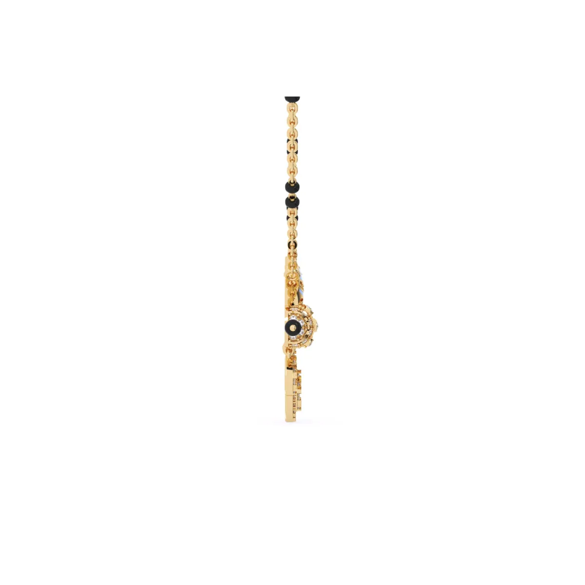 Lavish Cluster Diamond Mangalsutra