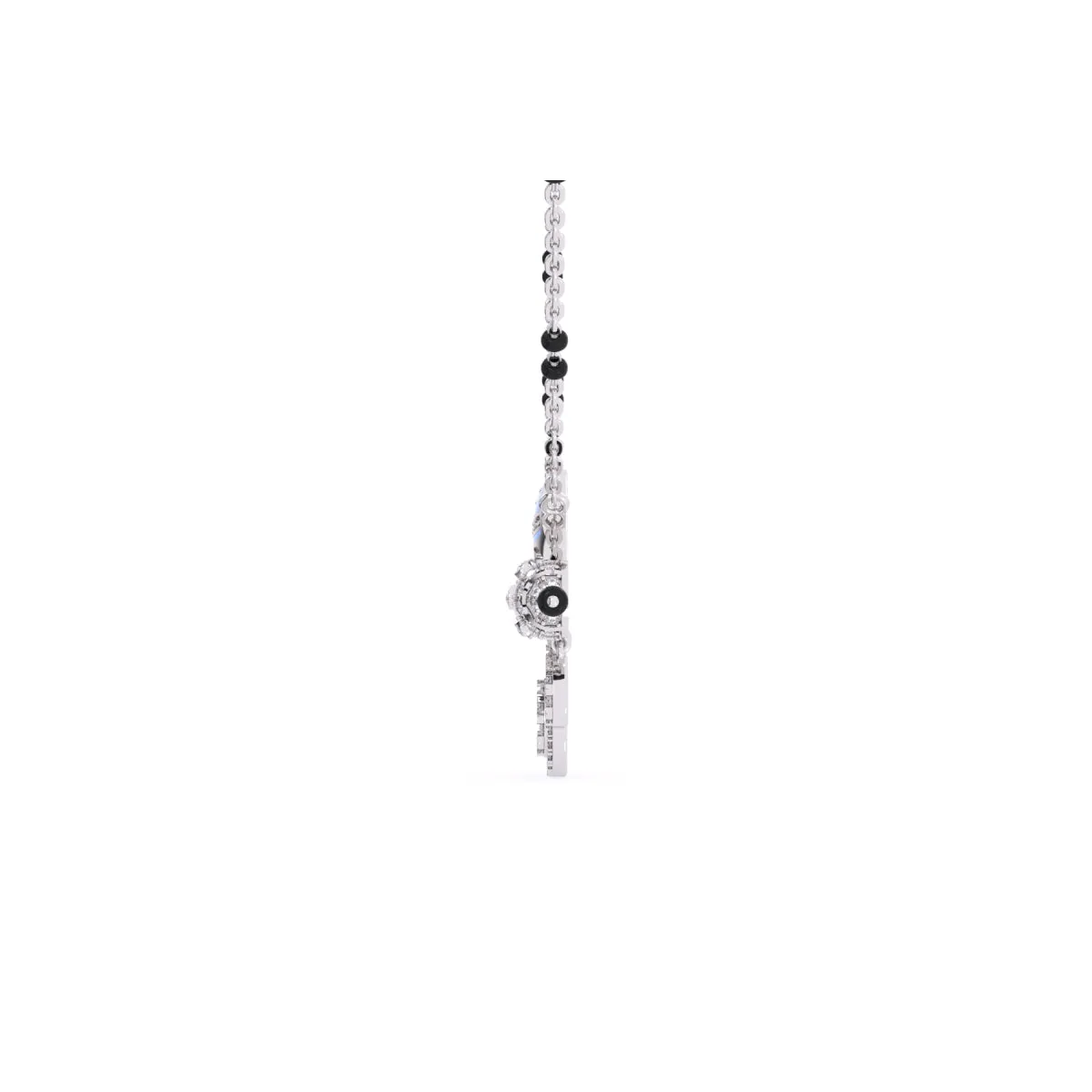 Lavish Cluster Diamond Mangalsutra