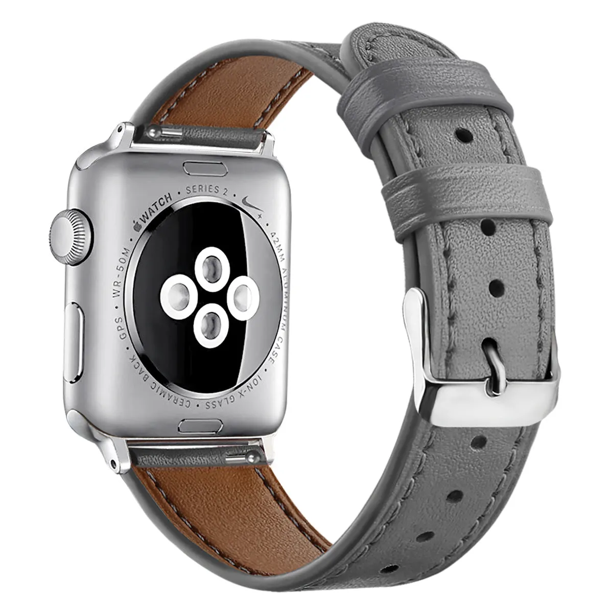 Leather Marquise Buckle strap for iwatch W24BAW816