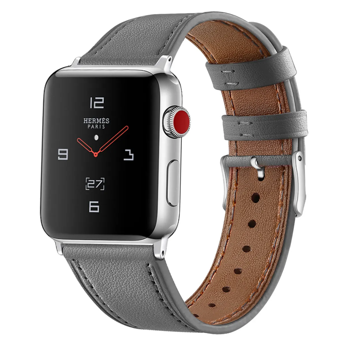 Leather Marquise Buckle strap for iwatch W24BAW816