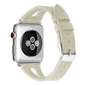Leather scaled-down open iwatch strap W24KAW81133