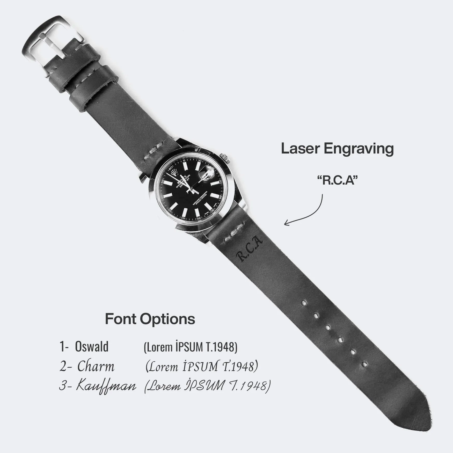 Leather Watch Strap - Tan