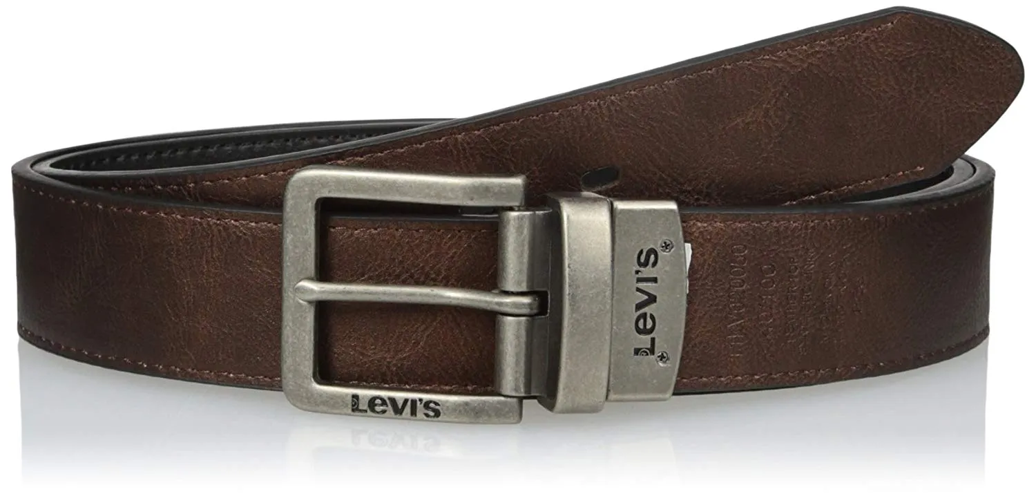 Levi's Men's Putnam Reversible Belt,Black/Brown,32