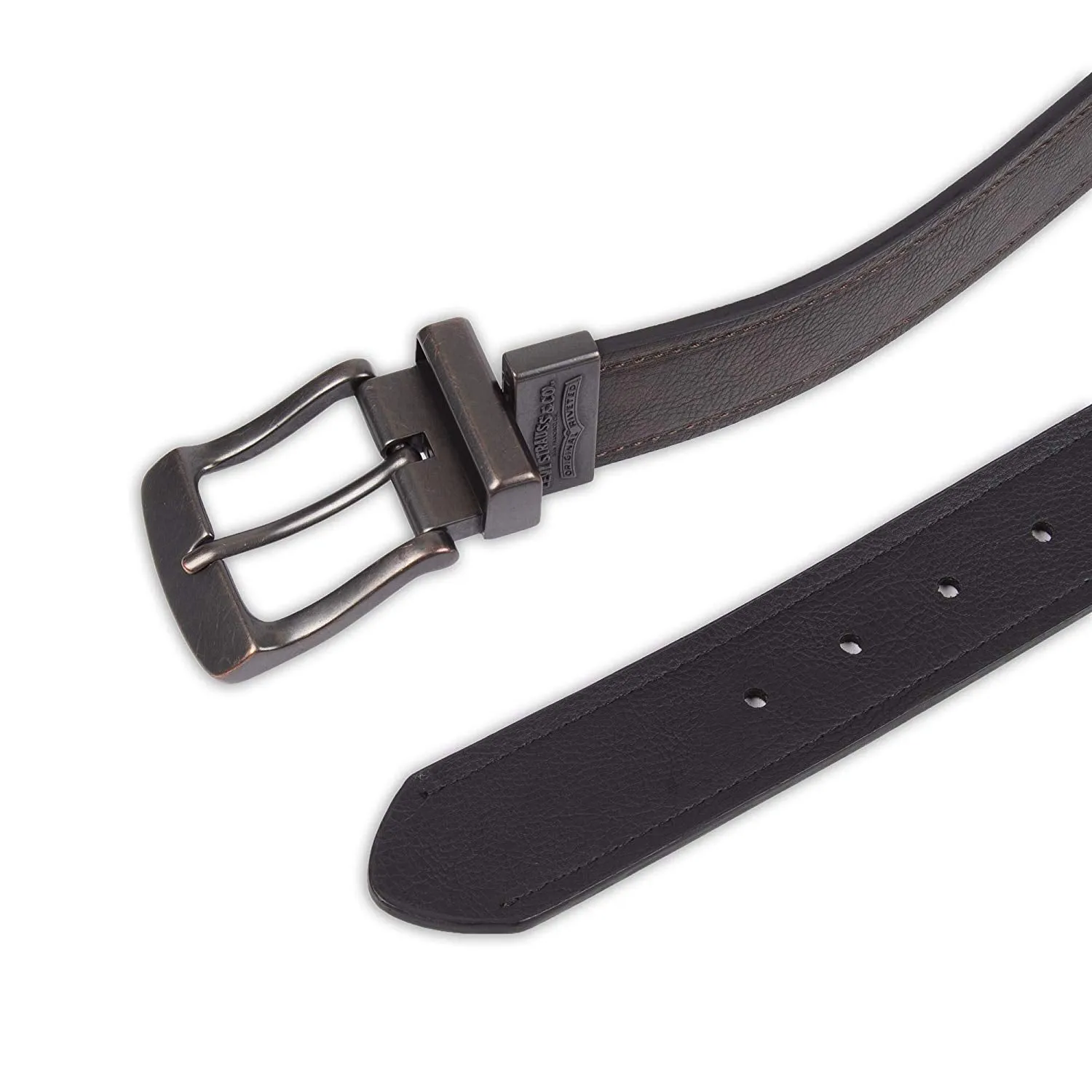 Levi's Men's Putnam Reversible Belt,Black/Brown,32