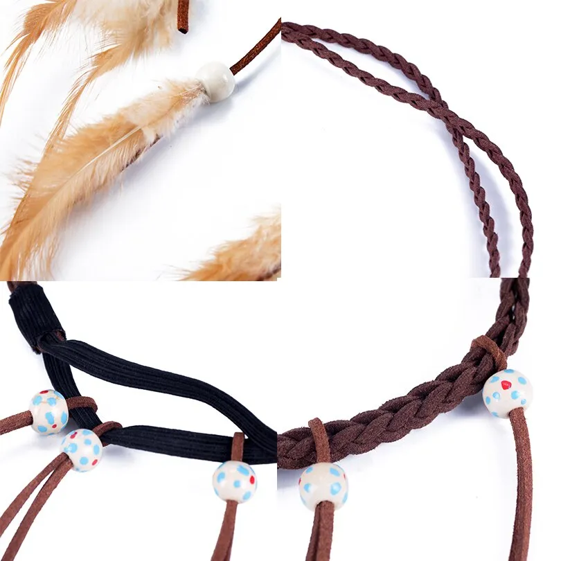 Long Length Feather Festival Headband