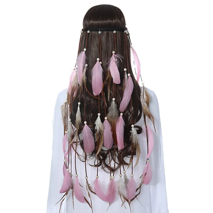 Long Length Feather Festival Headband