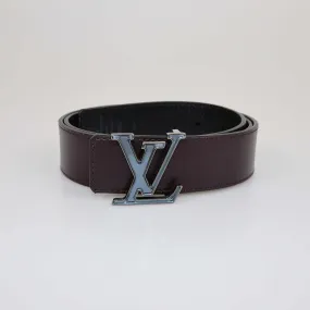 Louis Vuitton Black/Brown Reversible LV Prism Buckle Belt
