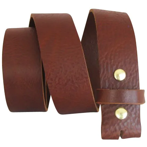 Mahogany Genuine Full Grain Soft Leather Interchangeable Belt Strap. STRAP ONLY!
